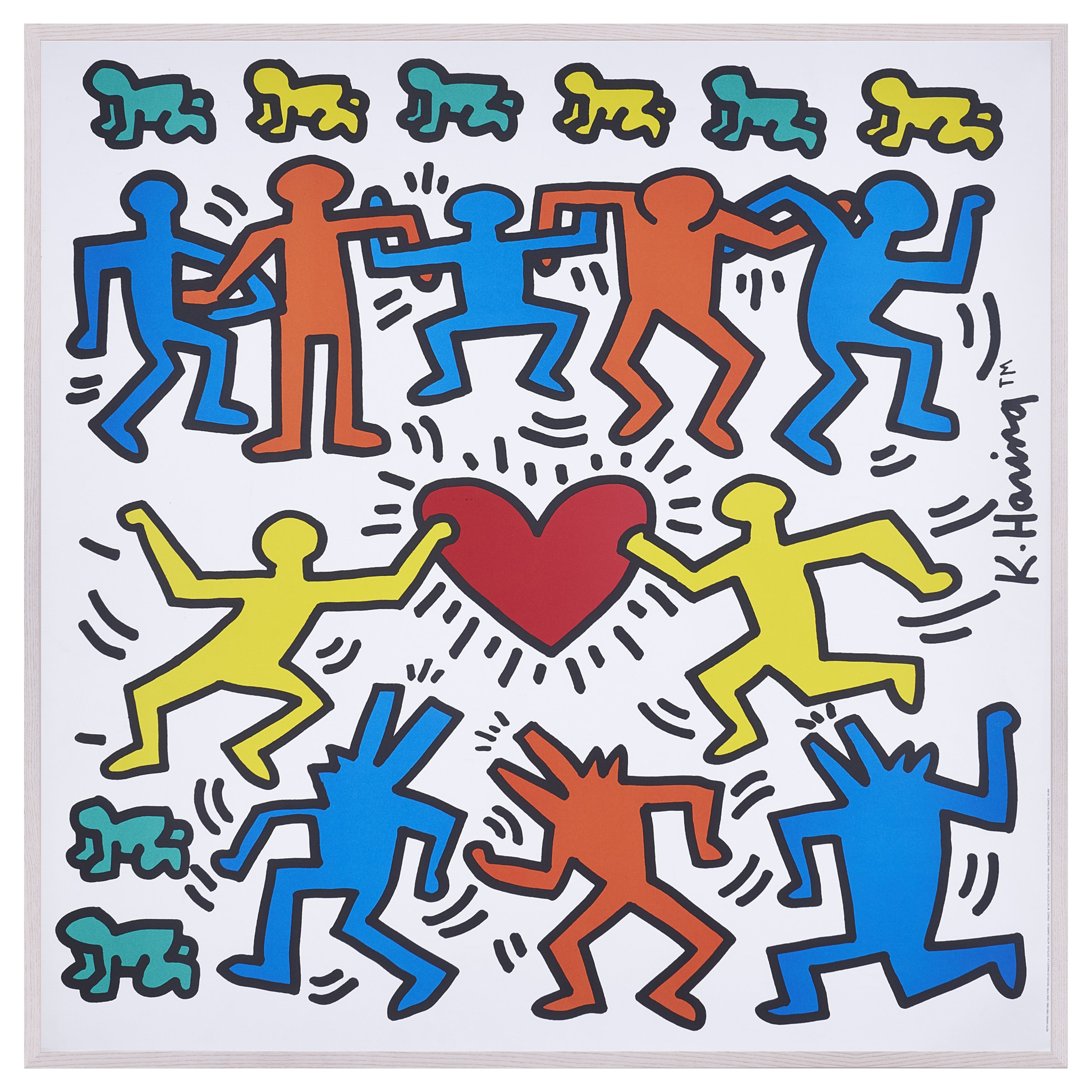 完売【限定10枚】SANS TITRE (Big) - NOUVELLES IMAGES 1991 / キース・へリング