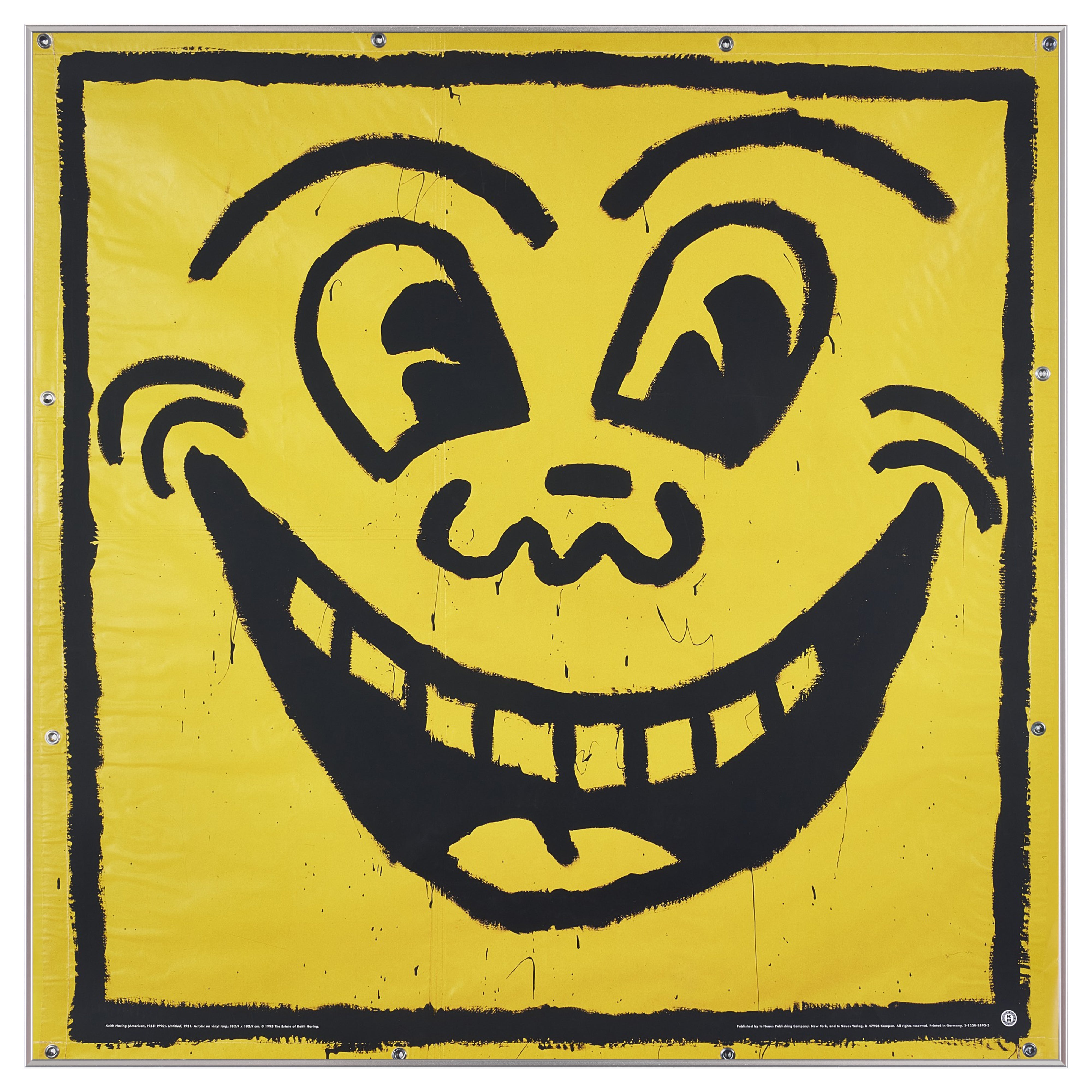 【限定10枚】Untitled 1981 - te Neues Publishing 1993 / キース・へリング