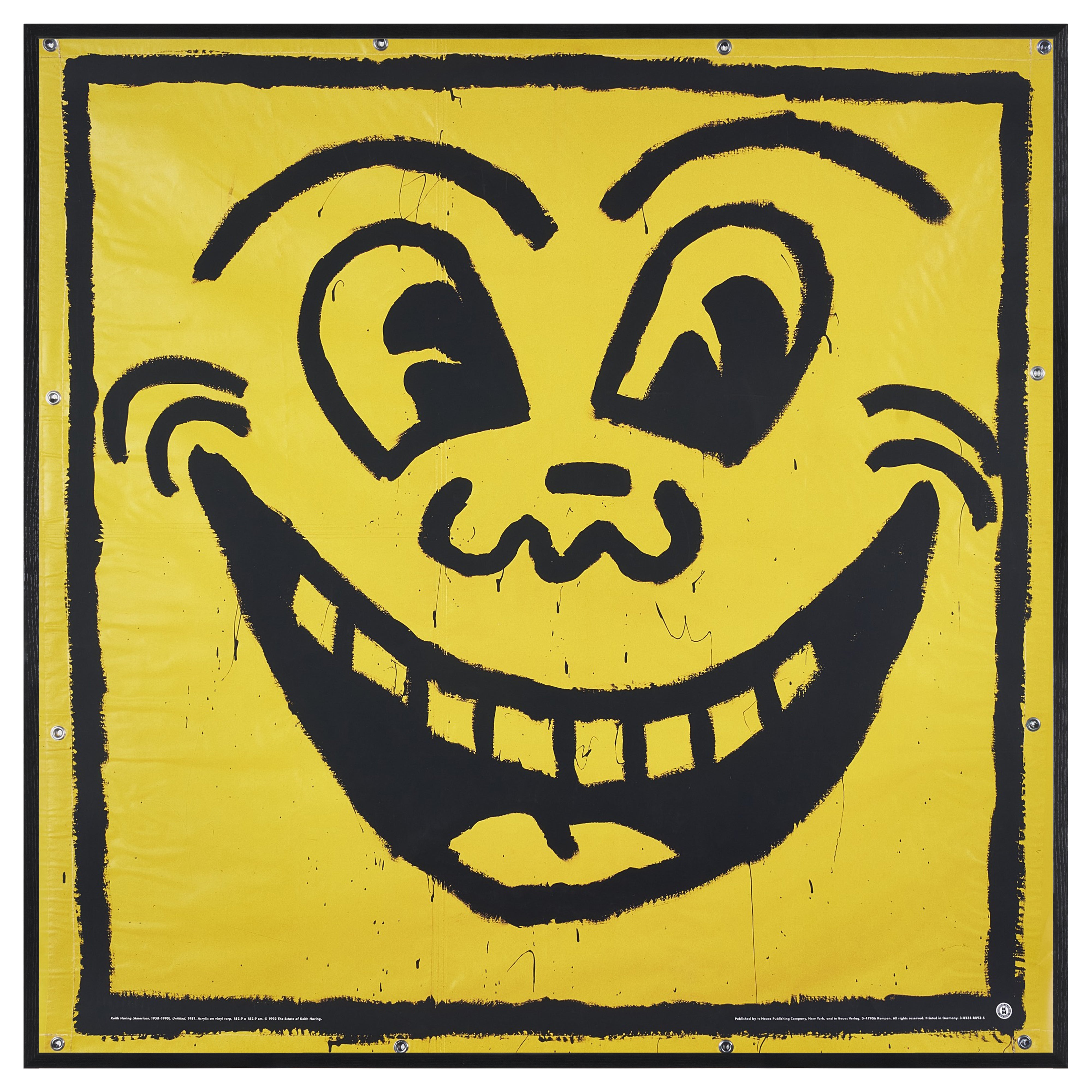 【限定10枚】Untitled 1981 - te Neues Publishing 1993 / キース・へリング