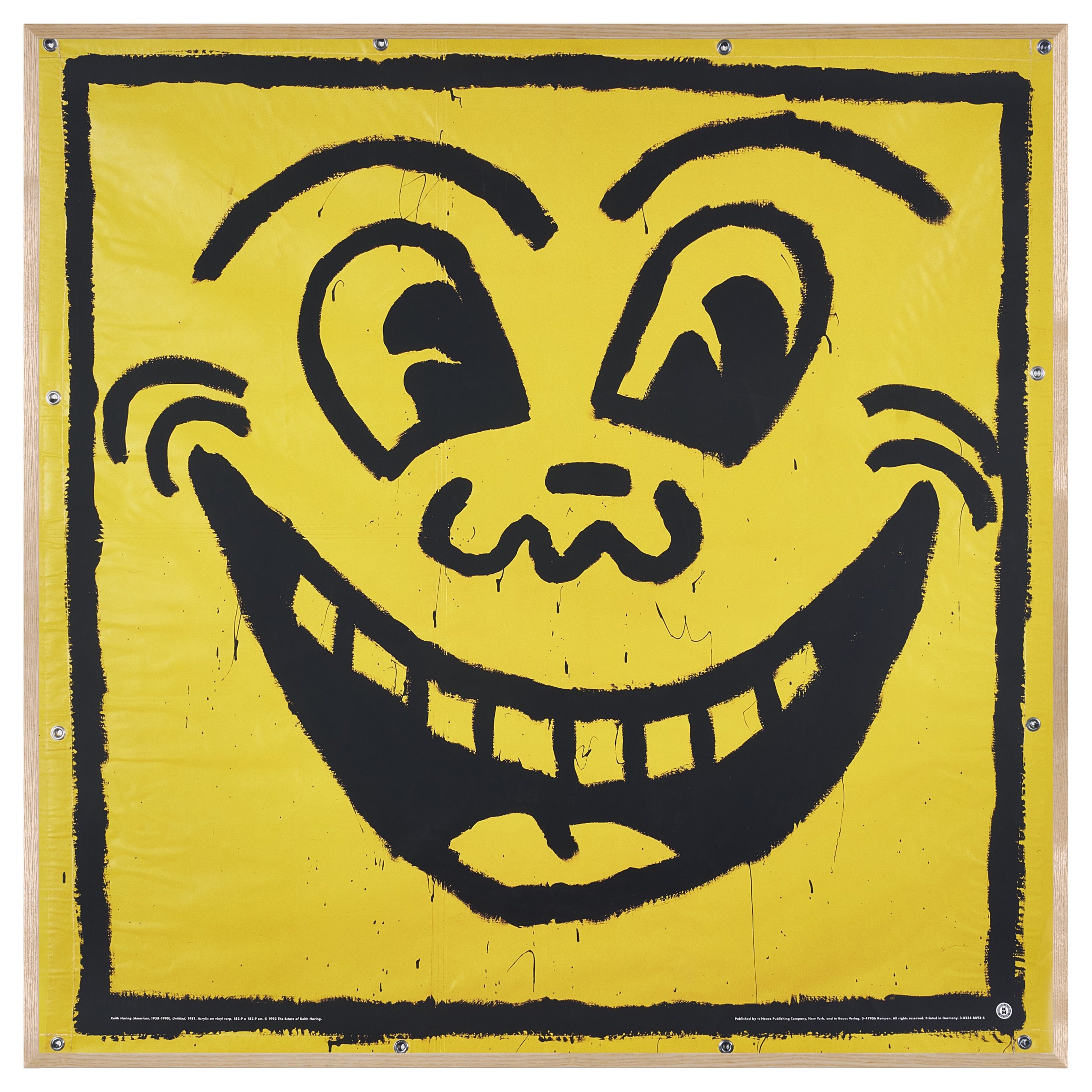 【限定10枚】Untitled 1981 - te Neues Publishing 1993 / キース・へリング