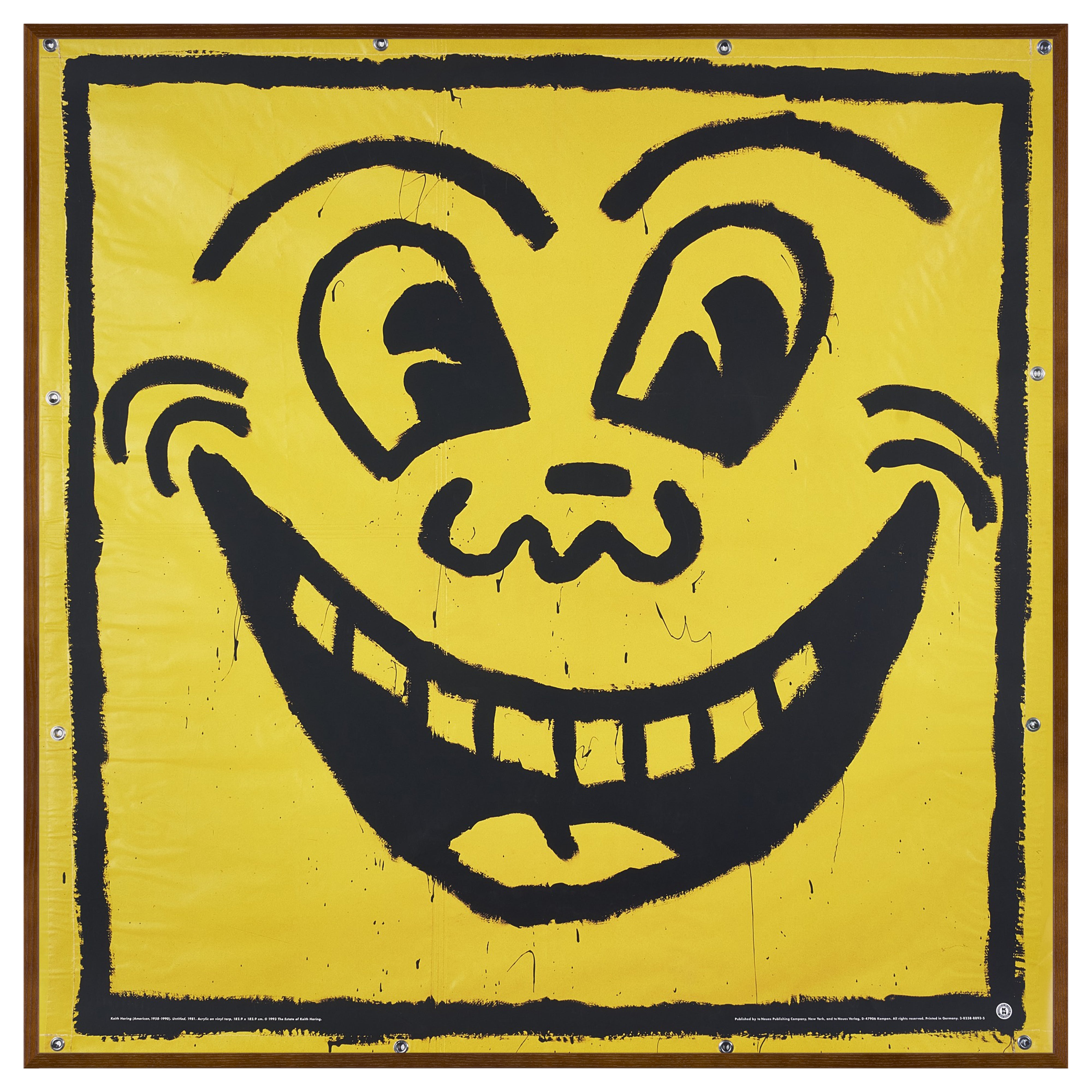 【限定10枚】Untitled 1981 - te Neues Publishing 1993 / キース・へリング