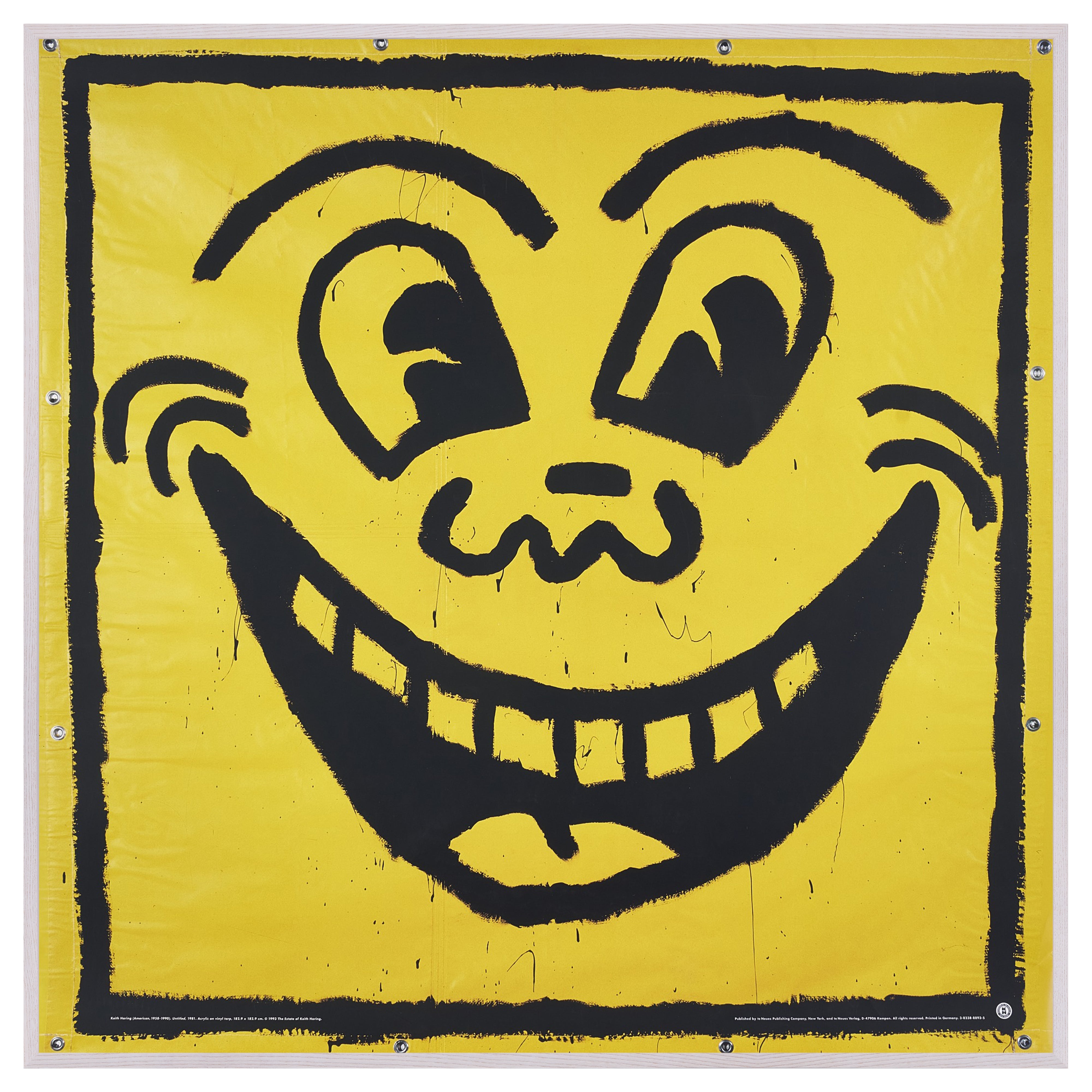 【限定10枚】Untitled 1981 - te Neues Publishing 1993 / キース・へリング