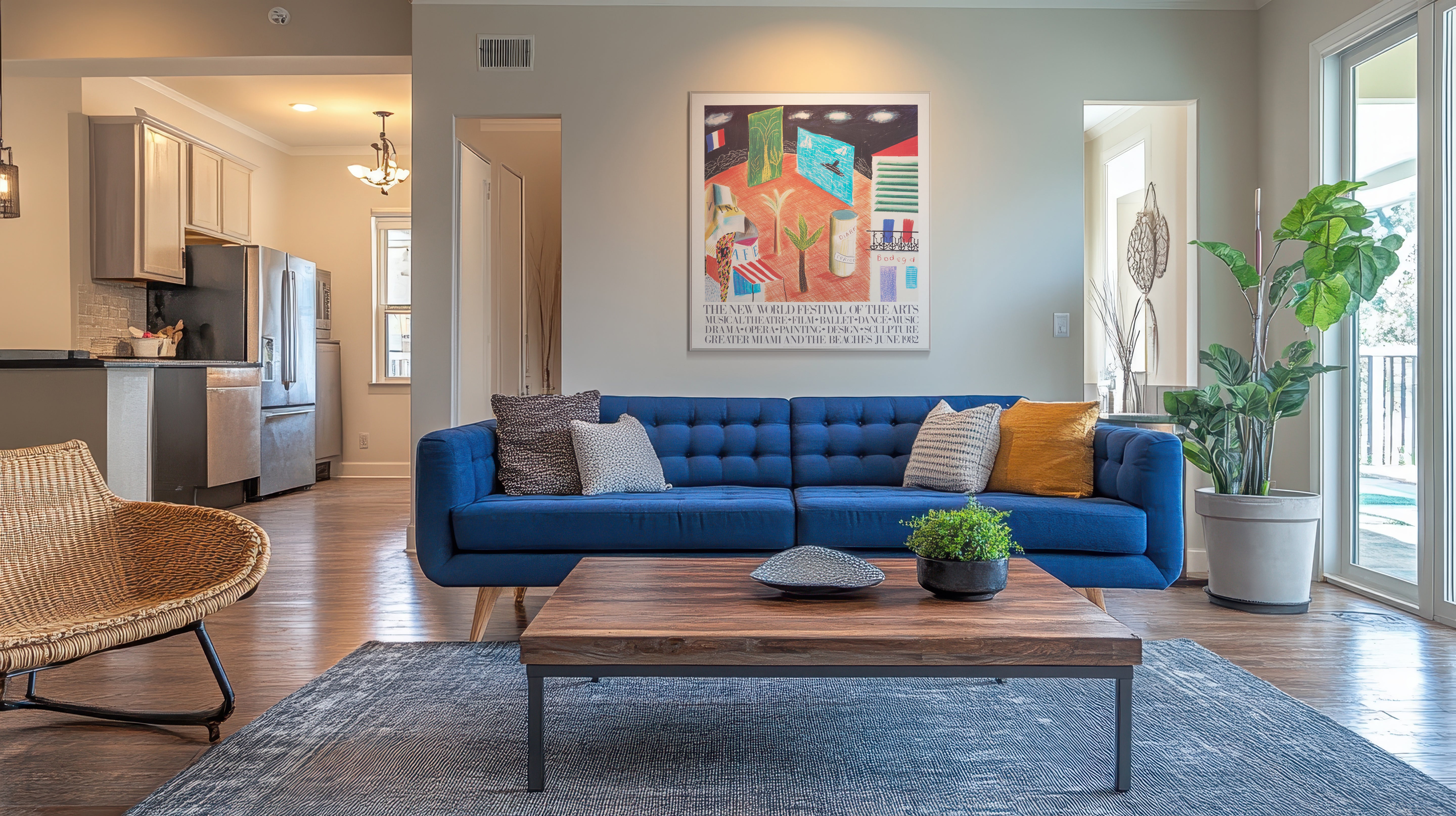 【限定10枚】The Zanzibar with postcards and kiosk 1980 - THE NEW WORLD FESTIVAL OF THE ARTS 1982 / デイヴィッド・ホックニー