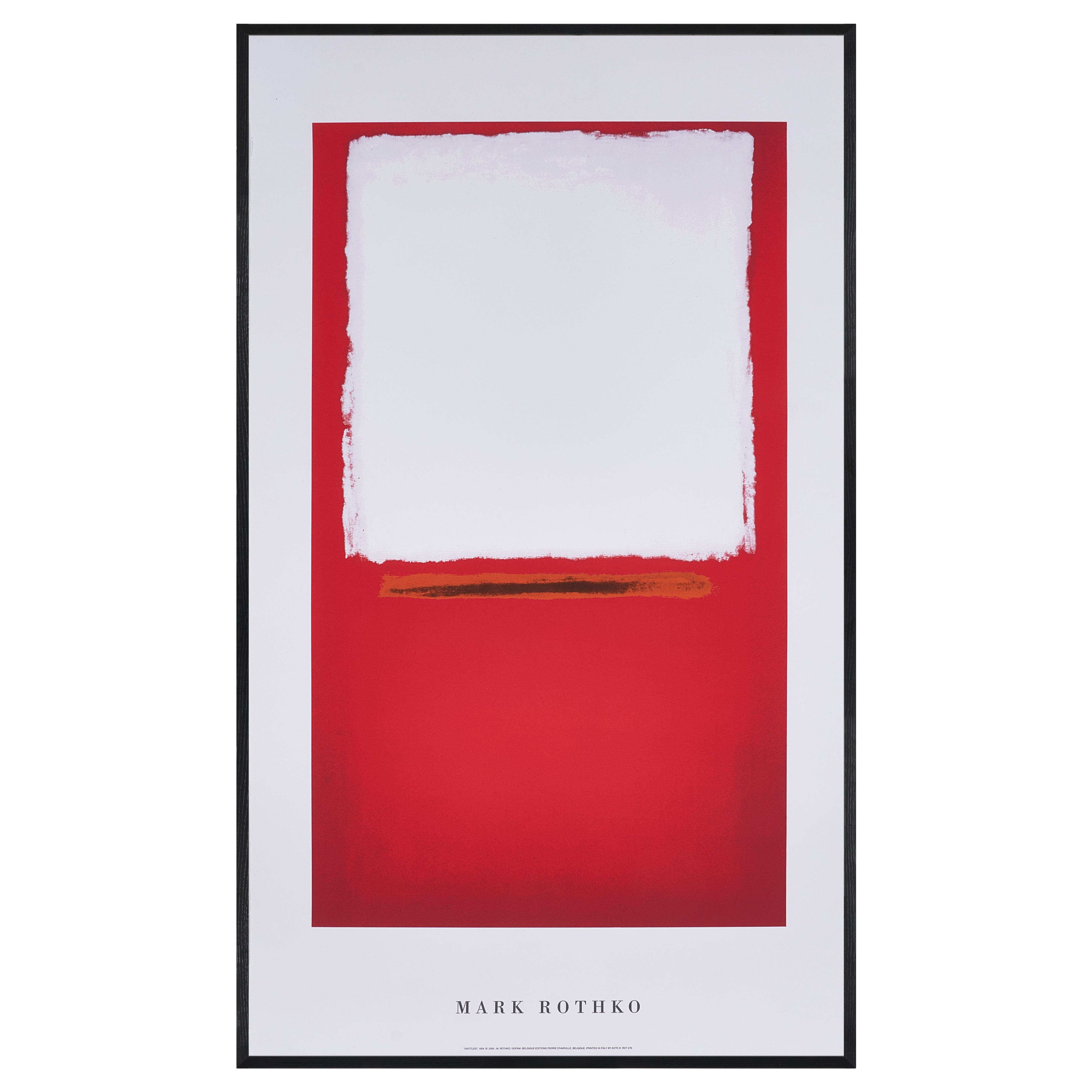 【限定5枚】UNTITLED 1954 - BELGIQUE EDITIONS Pierre D'Harville 2000 / マーク・ロスコ