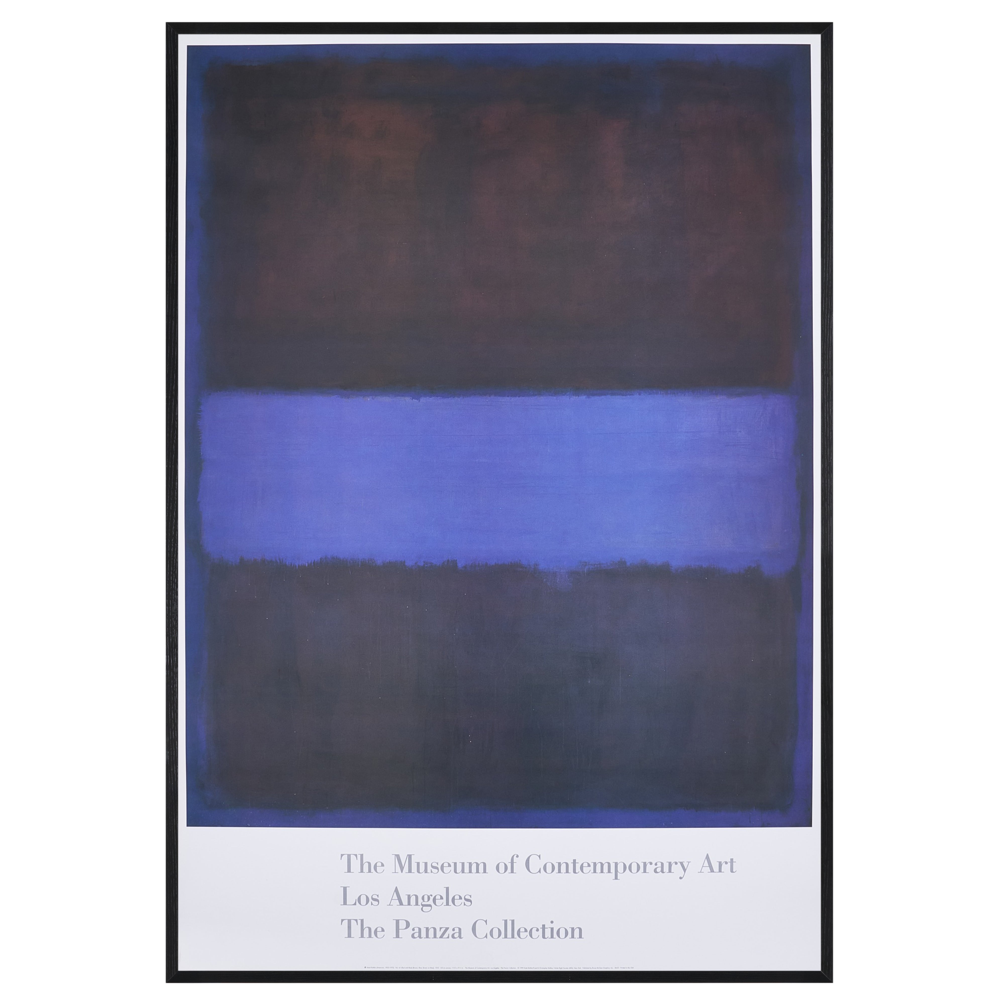 【限定10枚】"NUMBER 61 (Rust and Blue) 1953 - Bruce McGaw Graphics 1999 / マーク・ロスコ