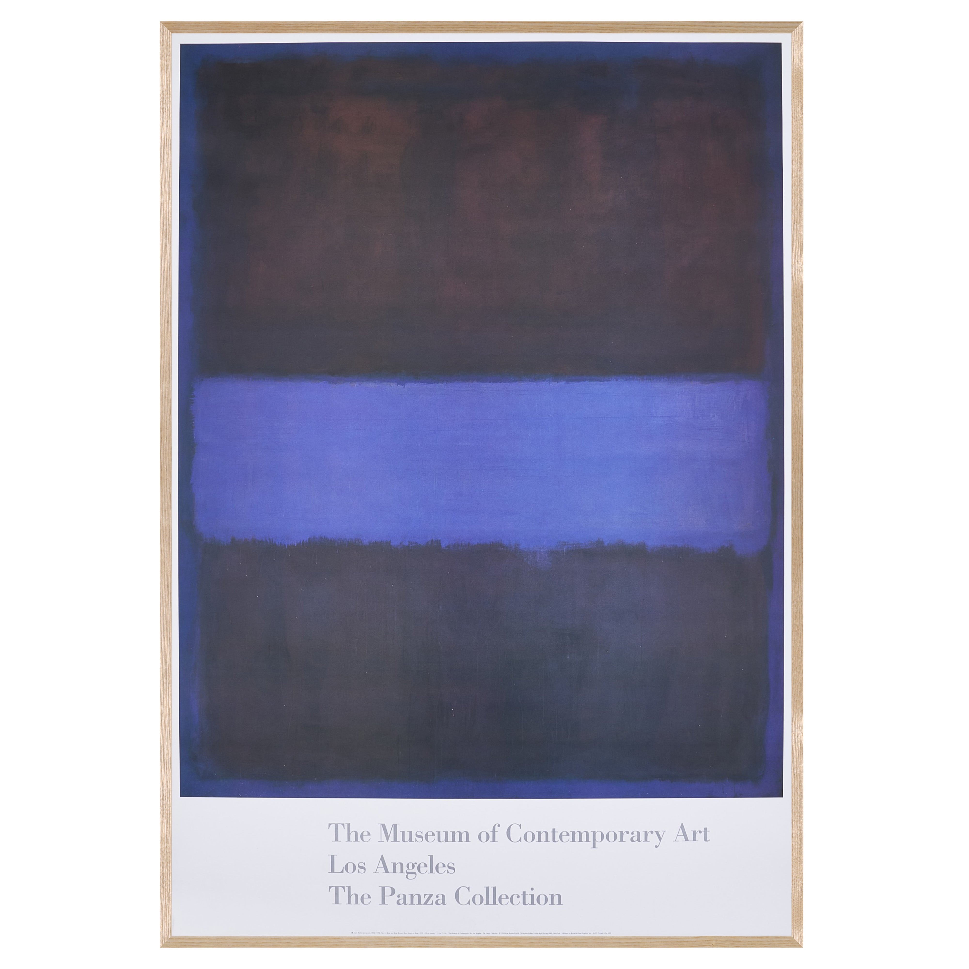 【限定10枚】"NUMBER 61 (Rust and Blue) 1953 - Bruce McGaw Graphics 1999 / マーク・ロスコ