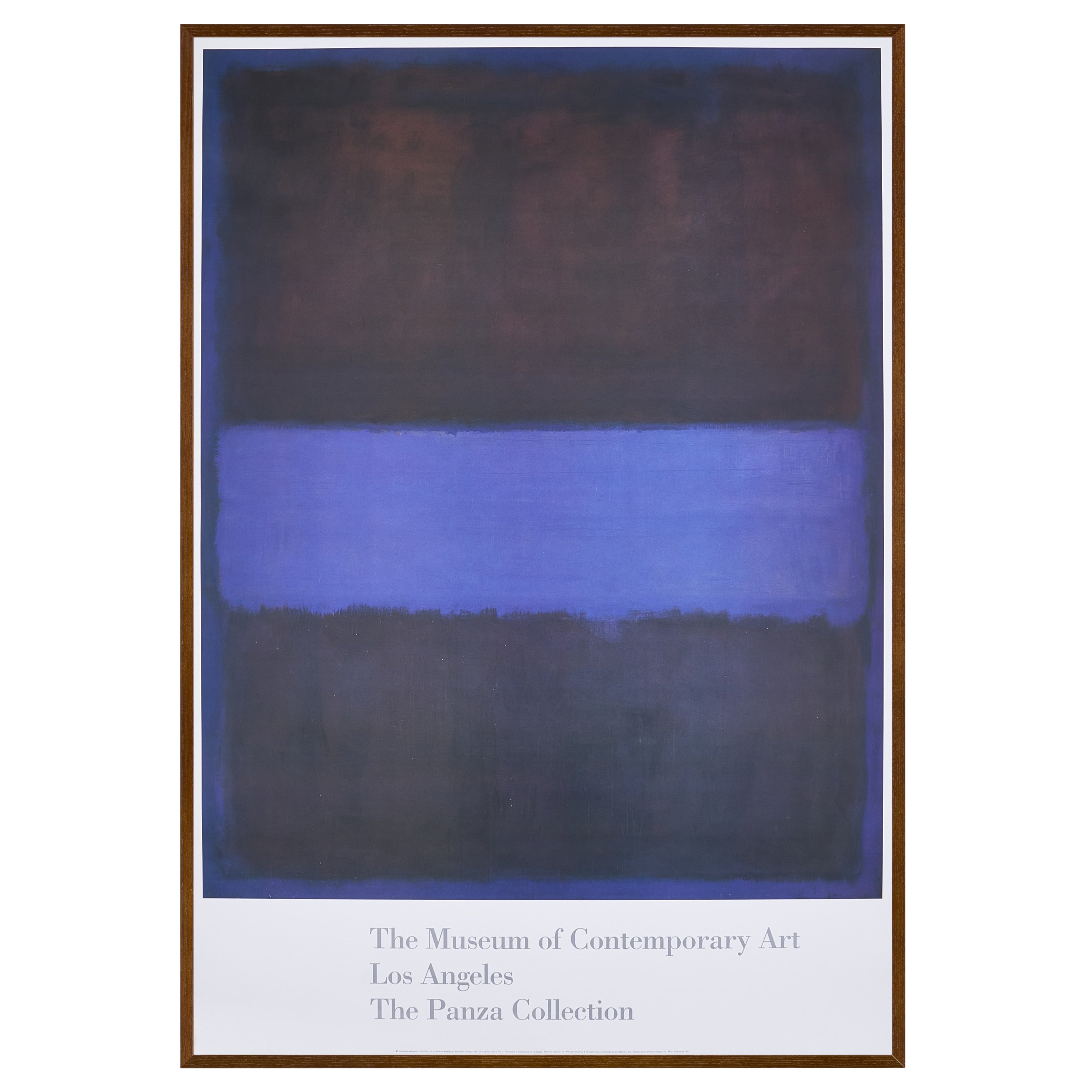 【限定10枚】"NUMBER 61 (Rust and Blue) 1953 - Bruce McGaw Graphics 1999 / マーク・ロスコ