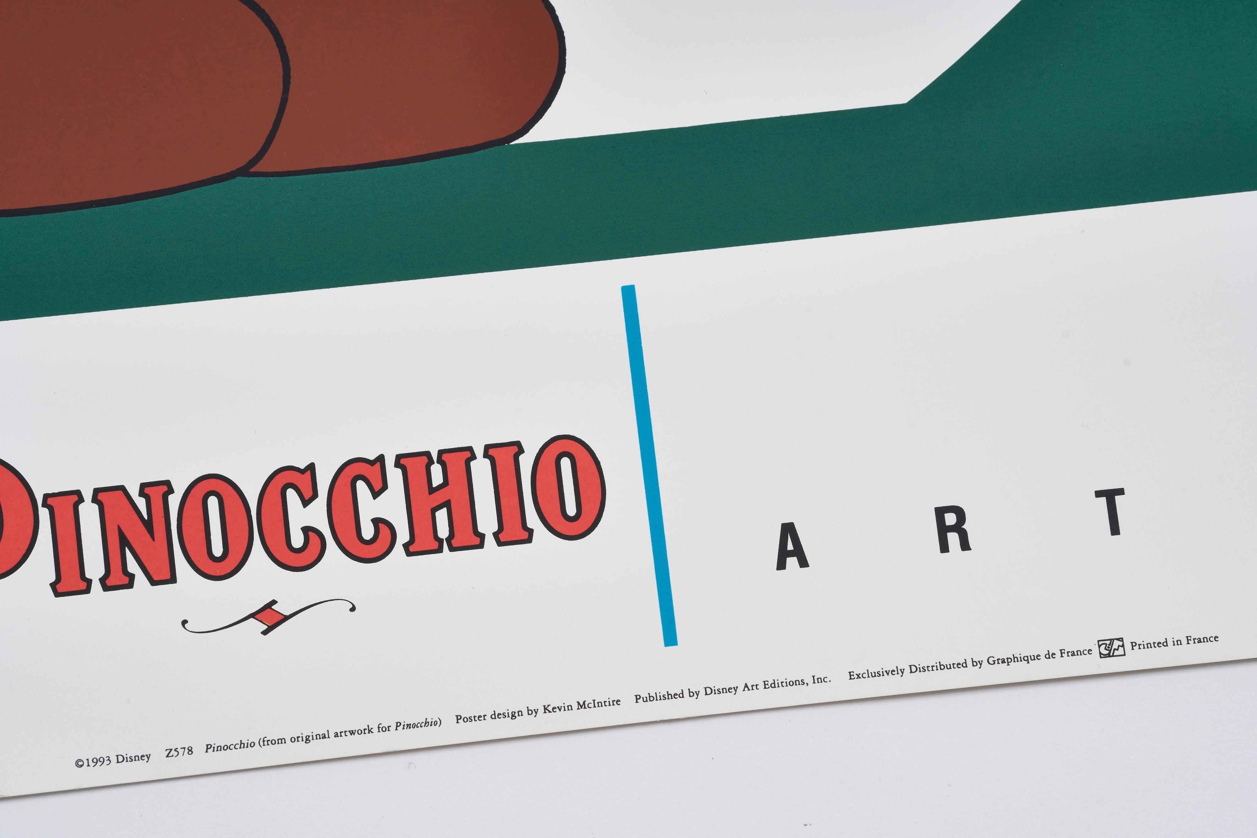 【限定10枚】PINOCCHIO - Disney Art Editions 1993 / ディズニー