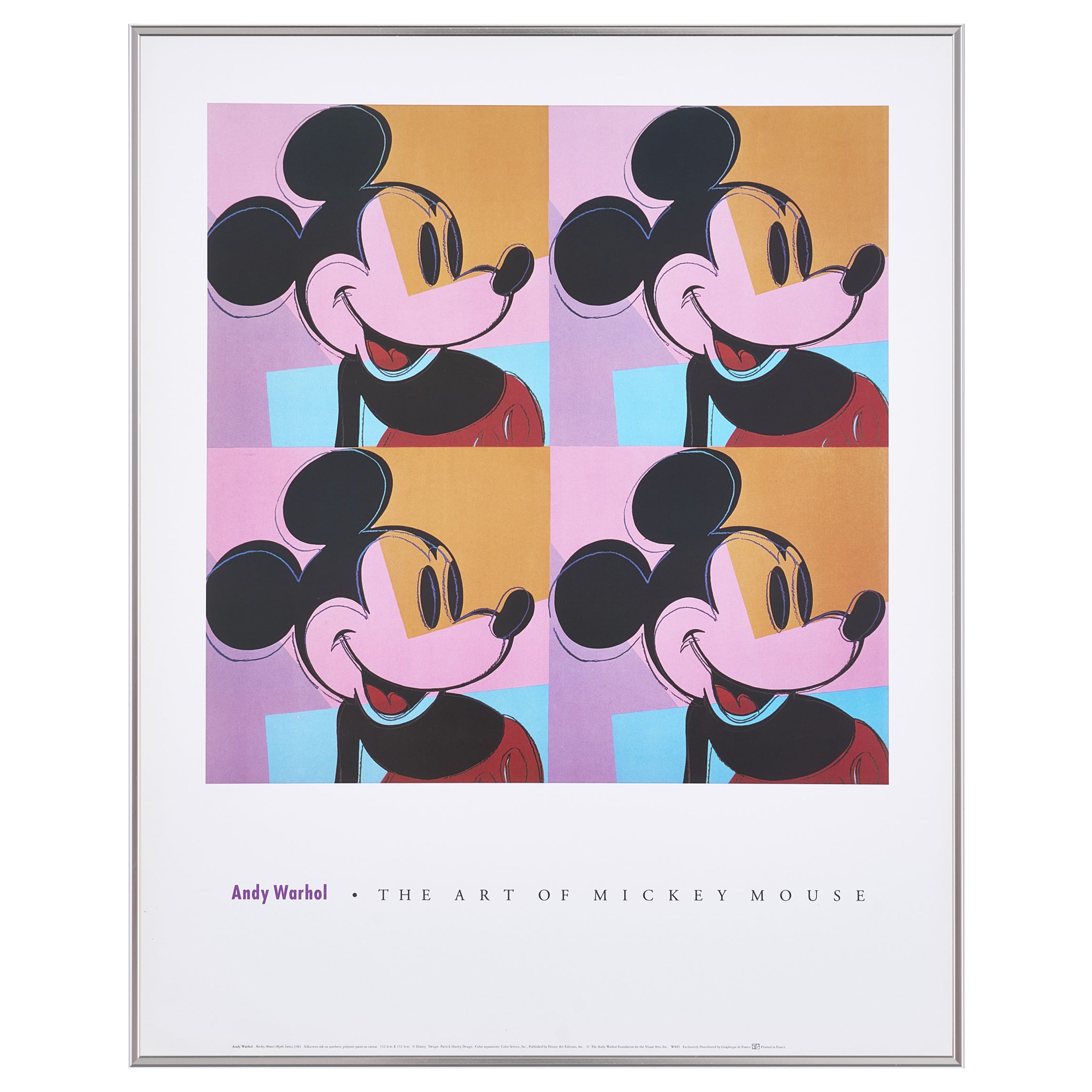 完売【限定10枚】MICKEY MOUSE 1981 - THE ART OF MICKEY MOUSE 1990s (Small) / アンディ・ウォーホル