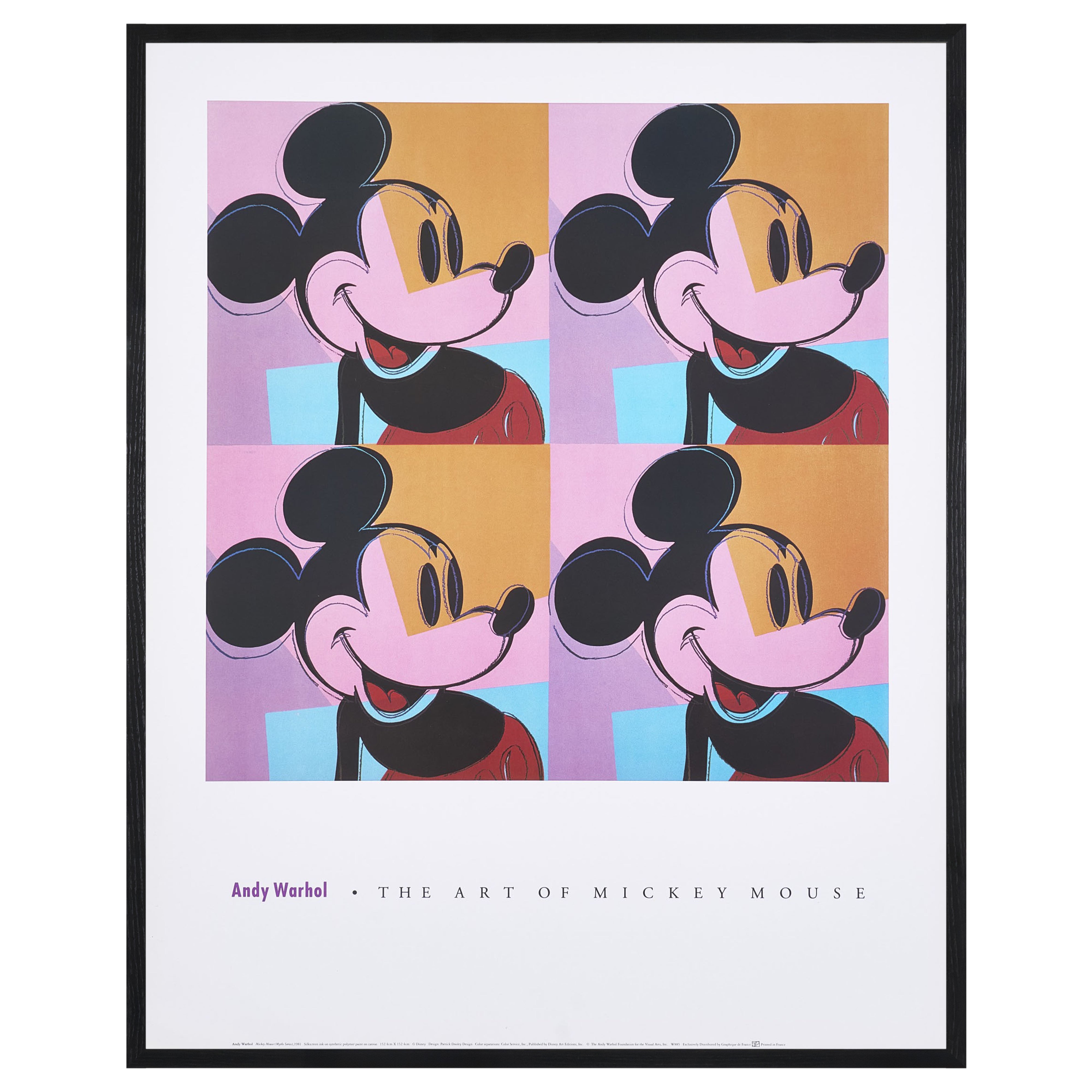 完売【限定10枚】MICKEY MOUSE 1981 - THE ART OF MICKEY MOUSE 1990s (Small) / アンディ・ウォーホル