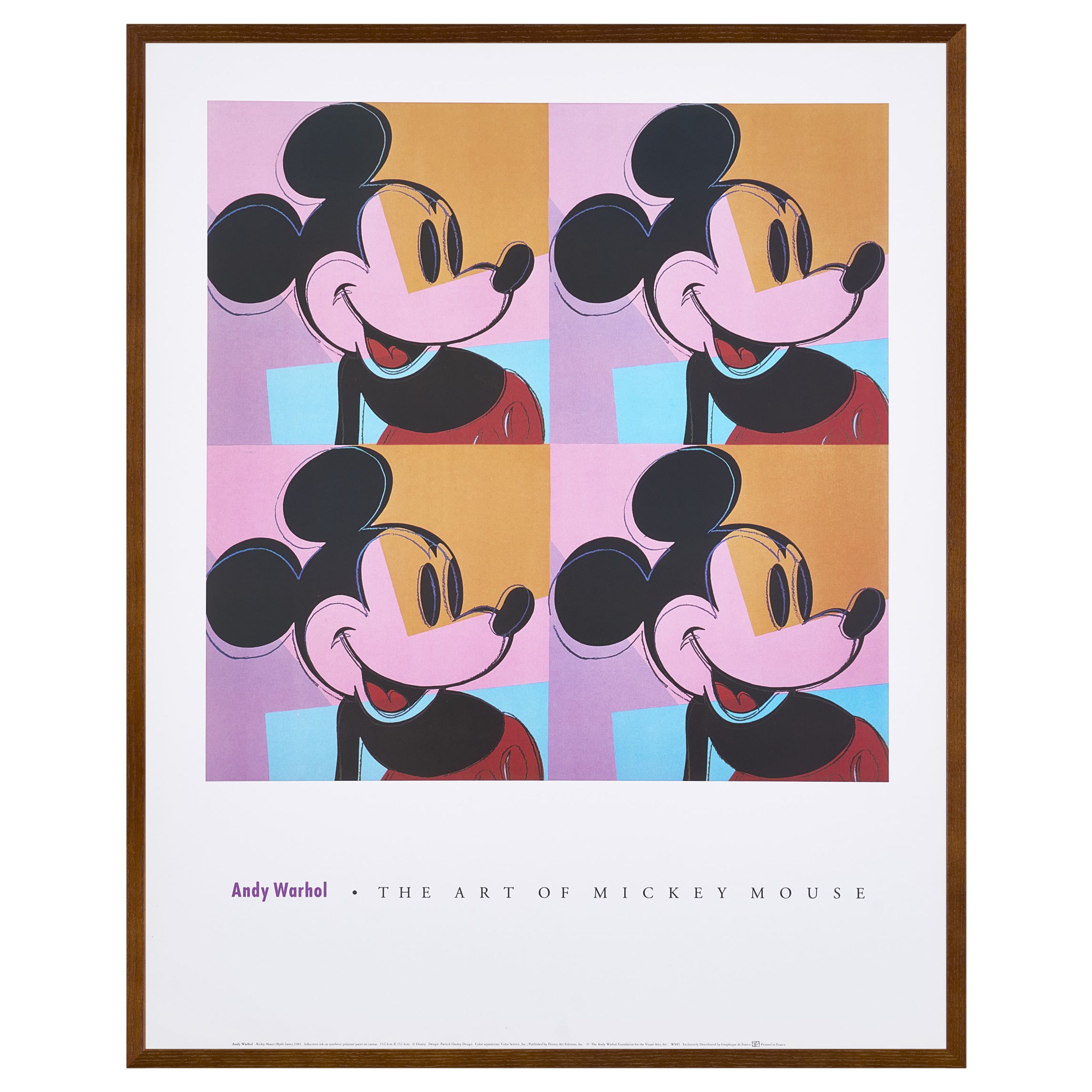 完売【限定10枚】MICKEY MOUSE 1981 - THE ART OF MICKEY MOUSE 1990s (Small) / アンディ・ウォーホル