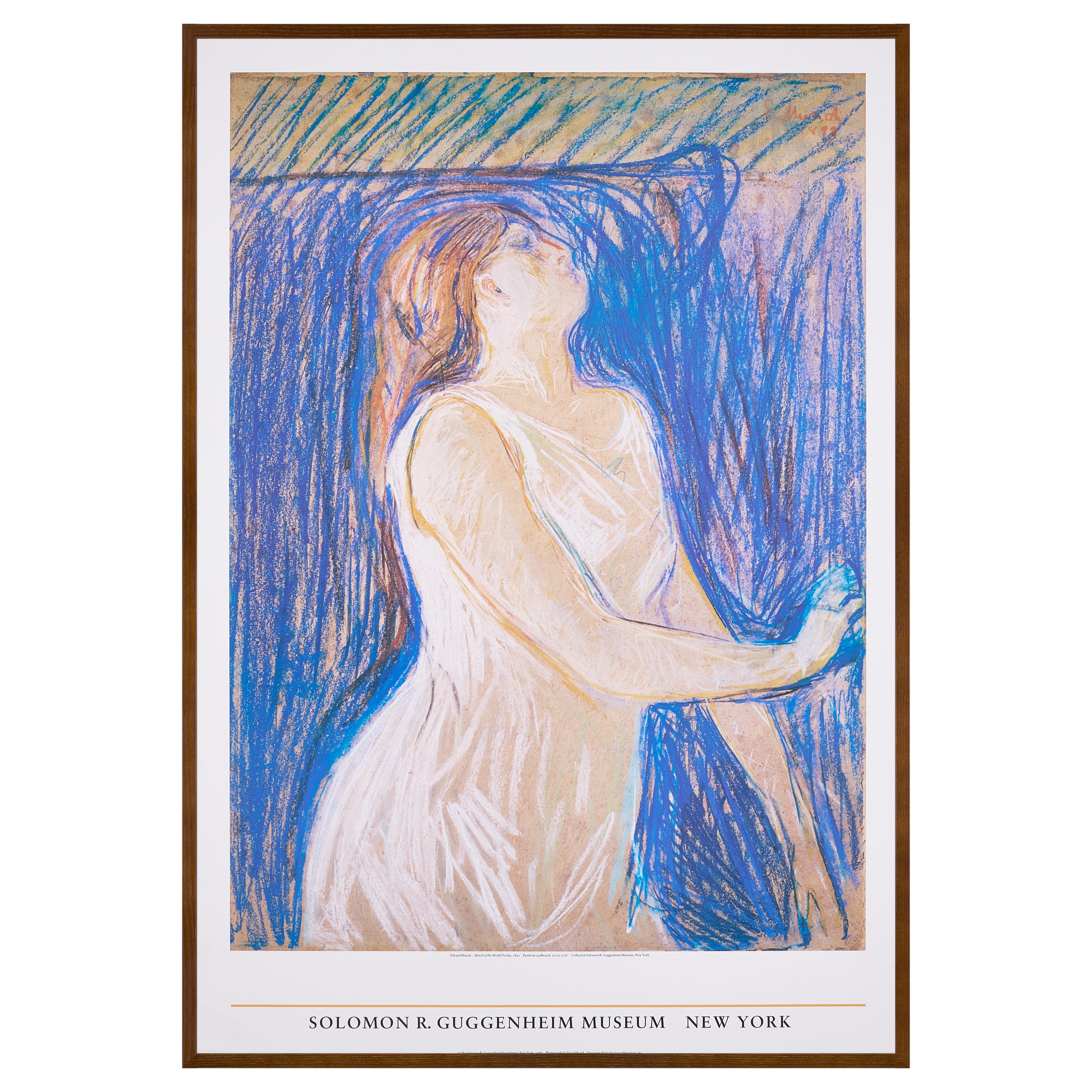 【限定10枚】Sketch of the Model Posing 1893 - SOLOMON R. GUGGENHEIM MUSEUM, NEW YORK 1986 / エドヴァルド・ムンク
