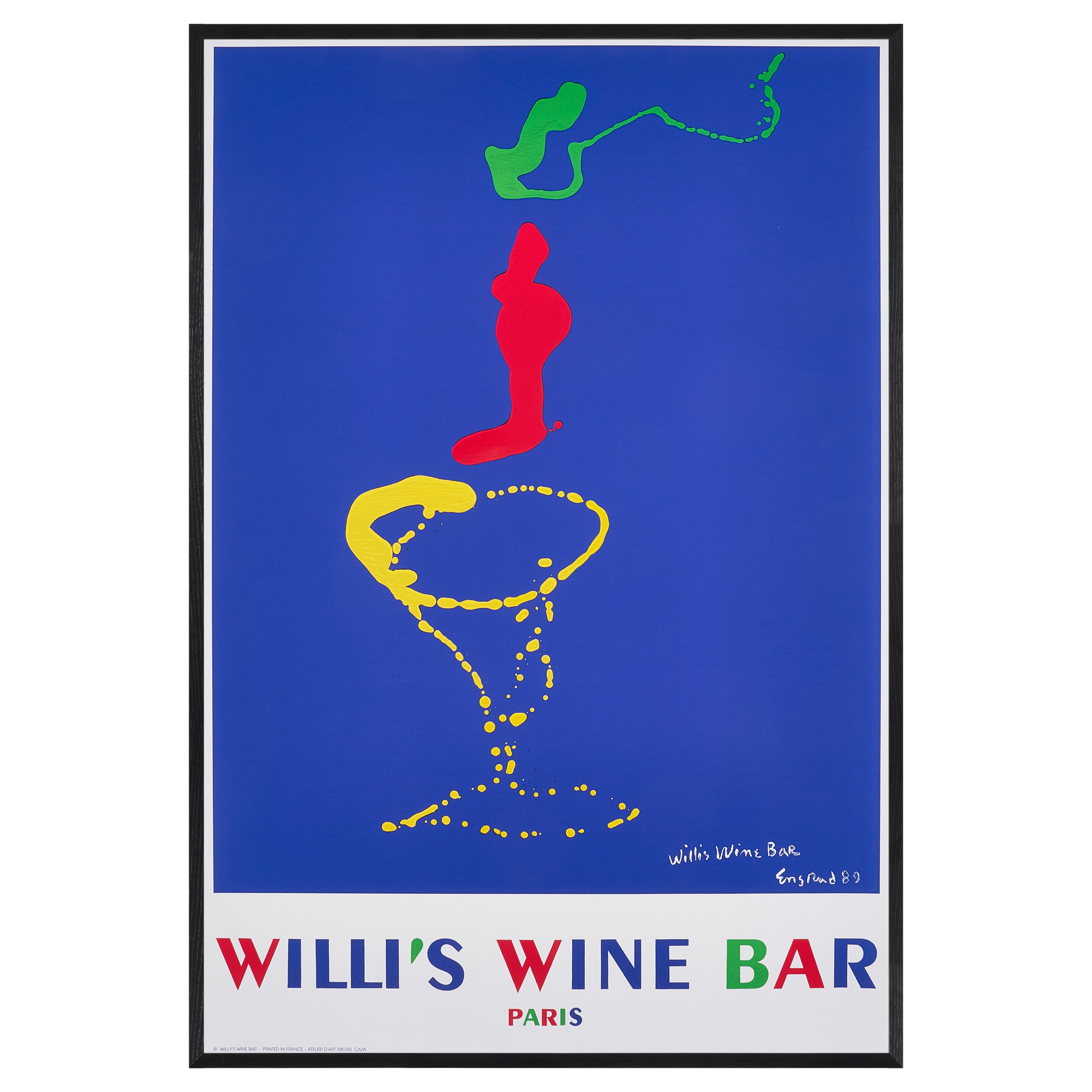【限定10枚】WILLI'S WINE BAR 1989 / ウェイン・エンスルード