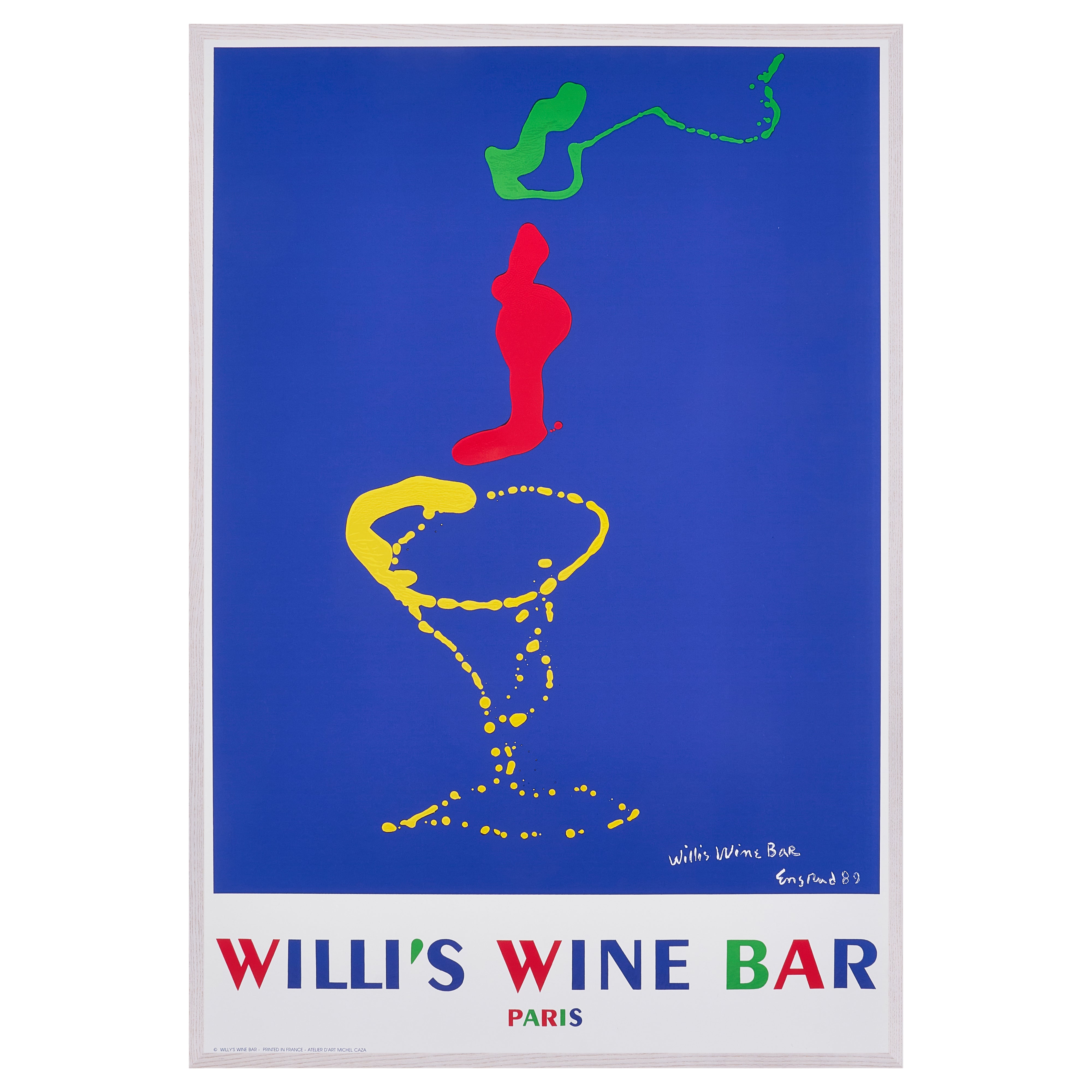 【限定10枚】WILLI'S WINE BAR 1989 / ウェイン・エンスルード