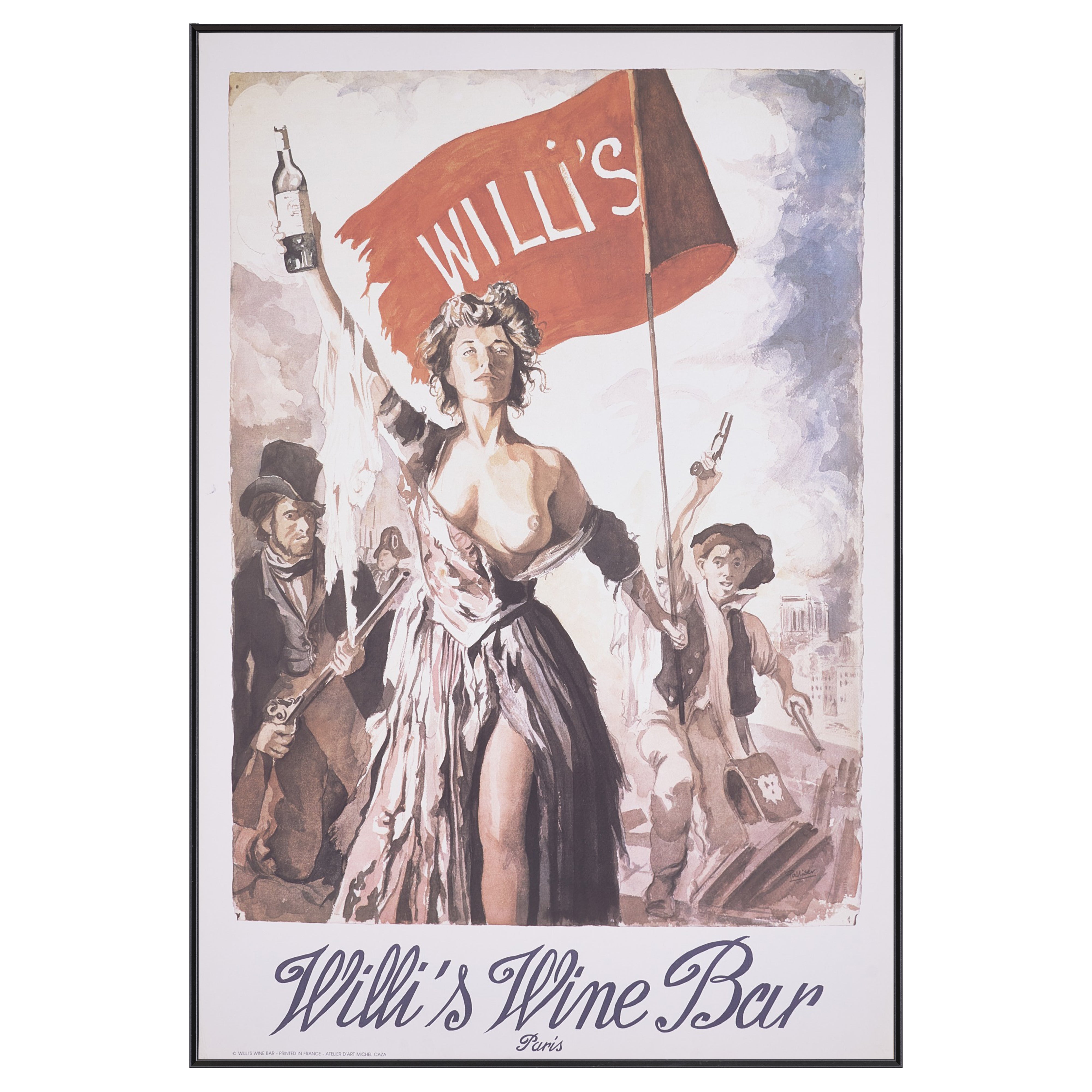 【限定10枚】WILLI'S WINE BAR 1990 / アンソニー・パリザー