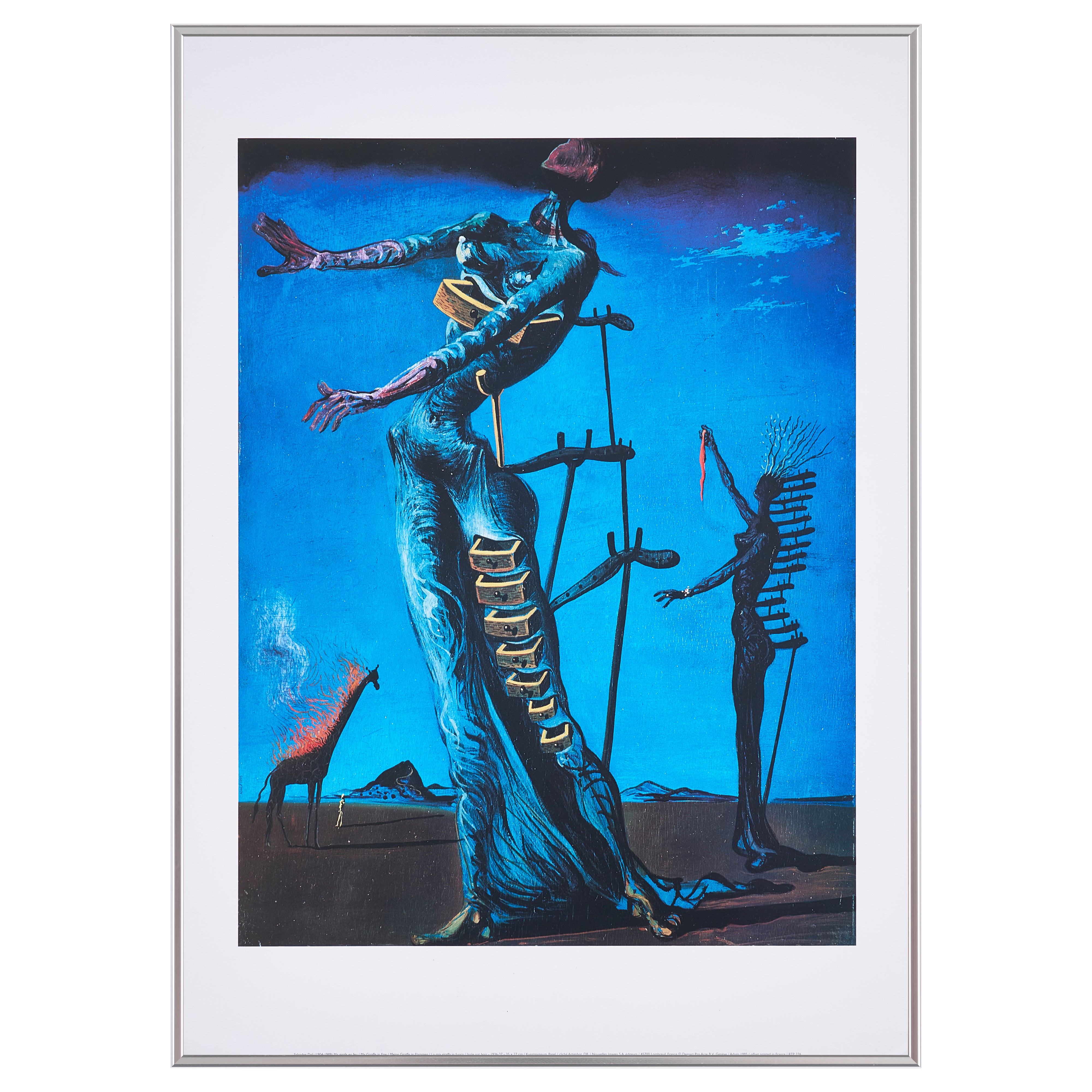 【限定10枚】Girafe en feu 1936-1937 - Nouvells Images 1995 / サルバドール・ダリ