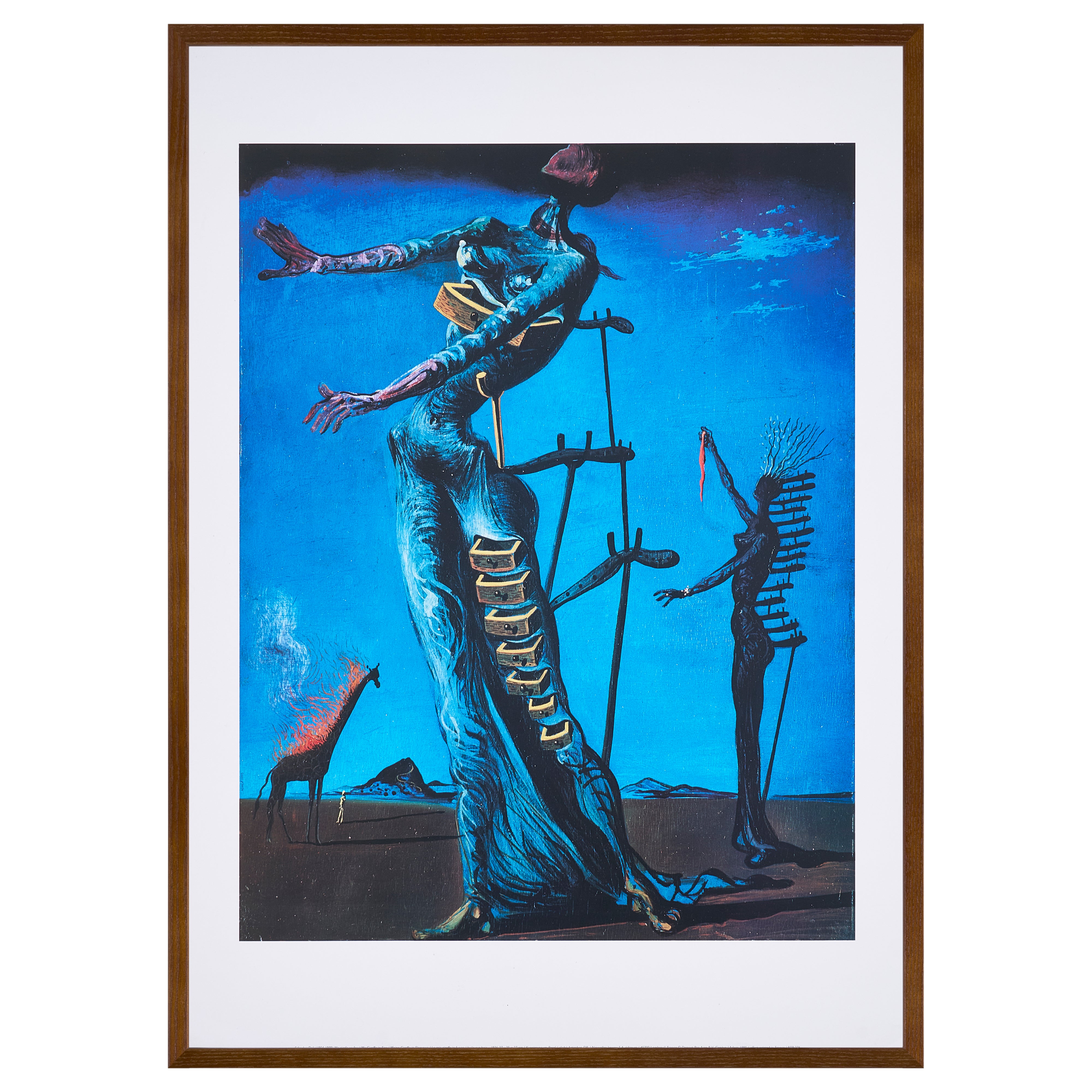 【限定10枚】Girafe en feu 1936-1937 - Nouvells Images 1995 / サルバドール・ダリ