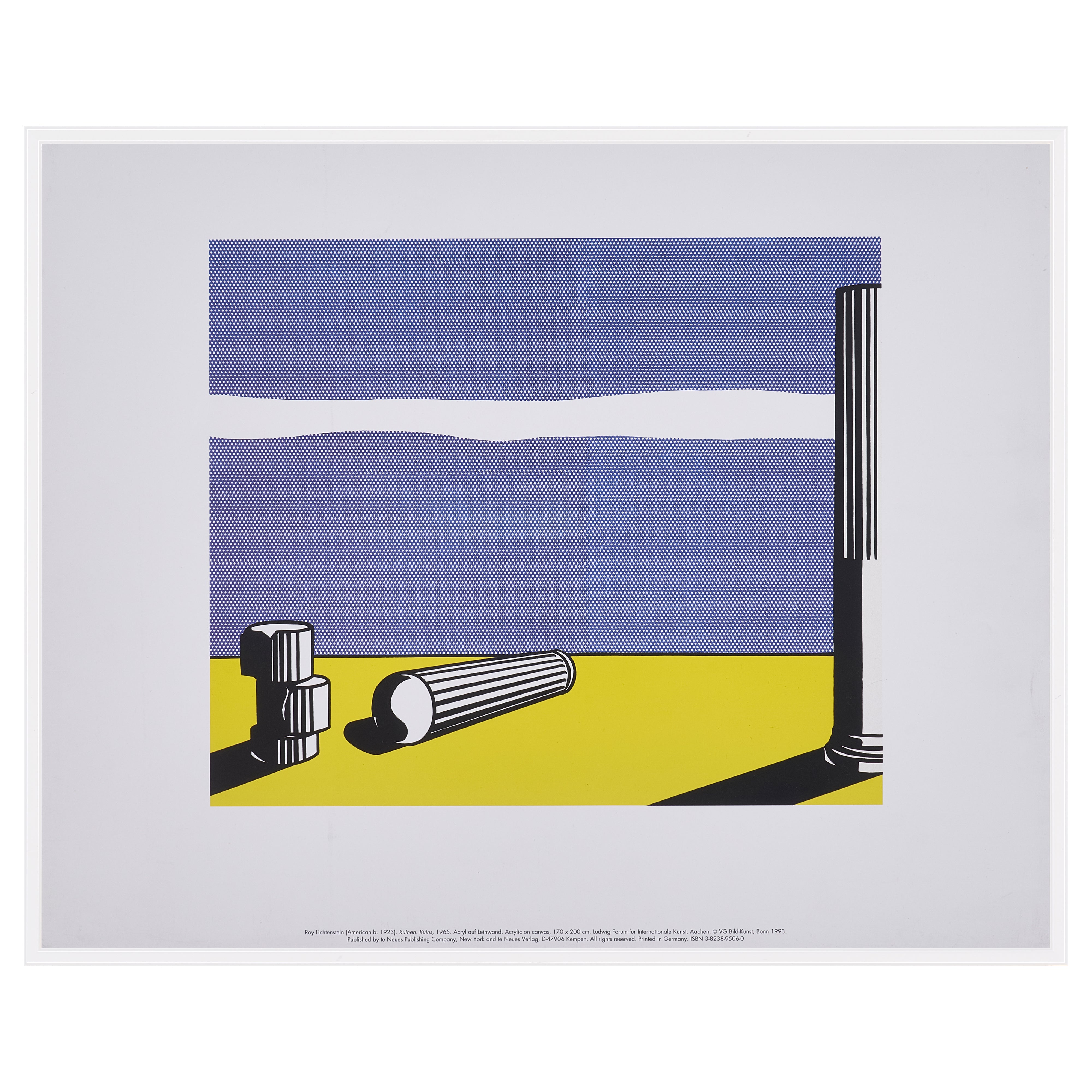 完売【限定10枚】Ruins 1965 - te Neues Publishing 1993 / ロイ・リキテンスタイン