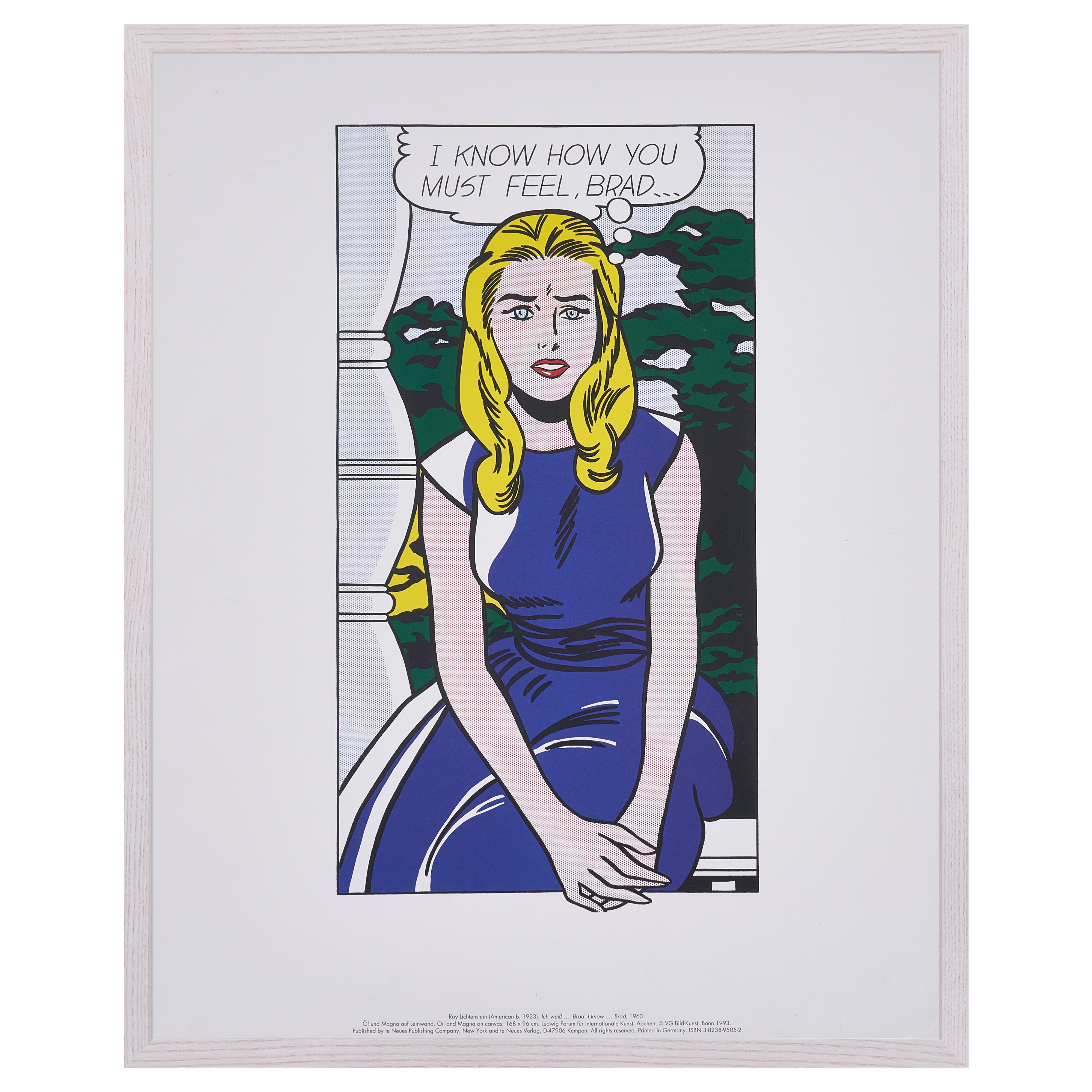 完売【限定10枚】I Know How You Must Feel, Brad… 1963 - te Neues Publishing 1993 / ロイ・リキテンスタイン