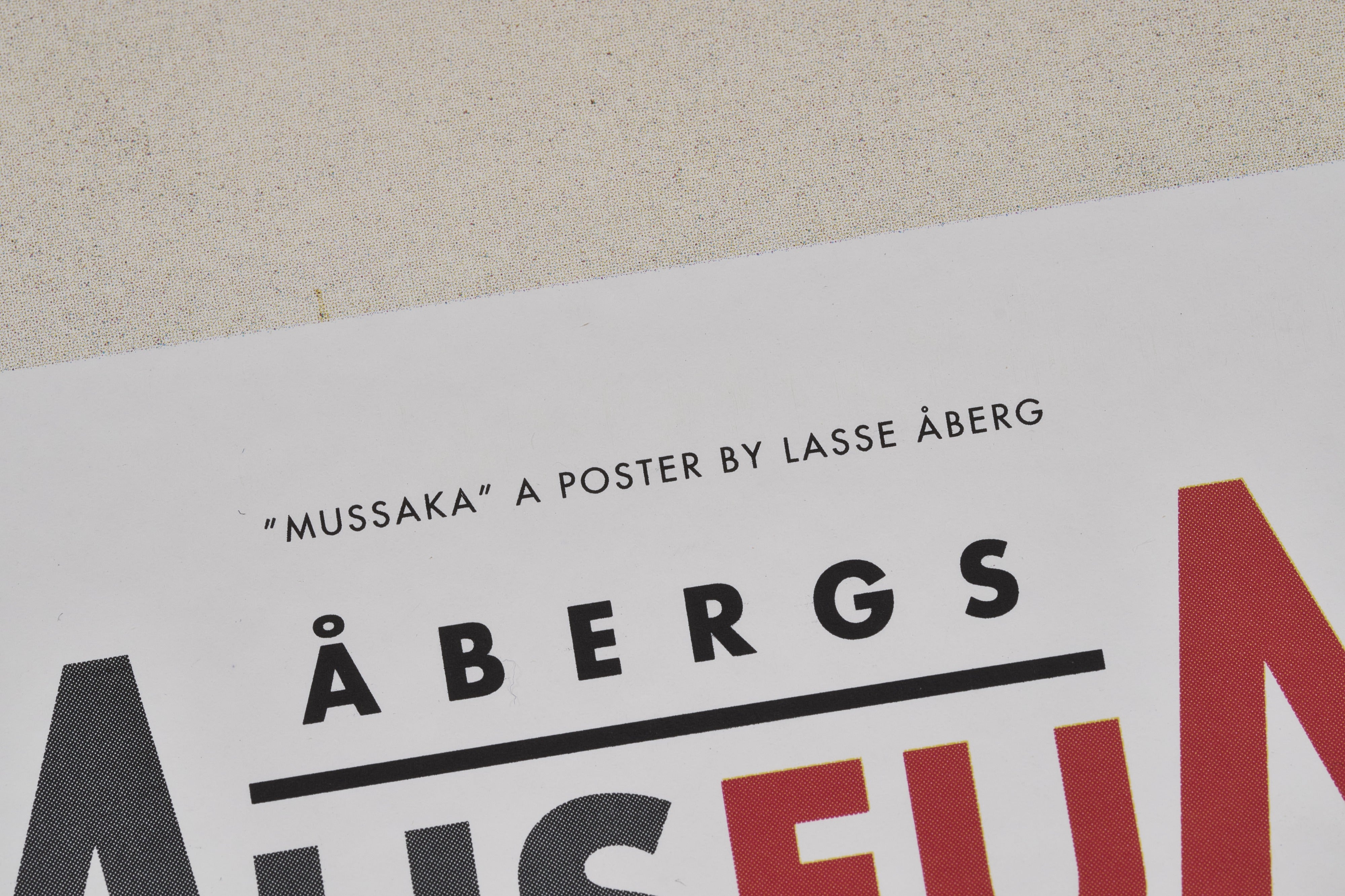 【8/31まで期間限定販売】【限定15枚】MUSSAKA - Åberg Museum 1990s / ラッセ・アベリ