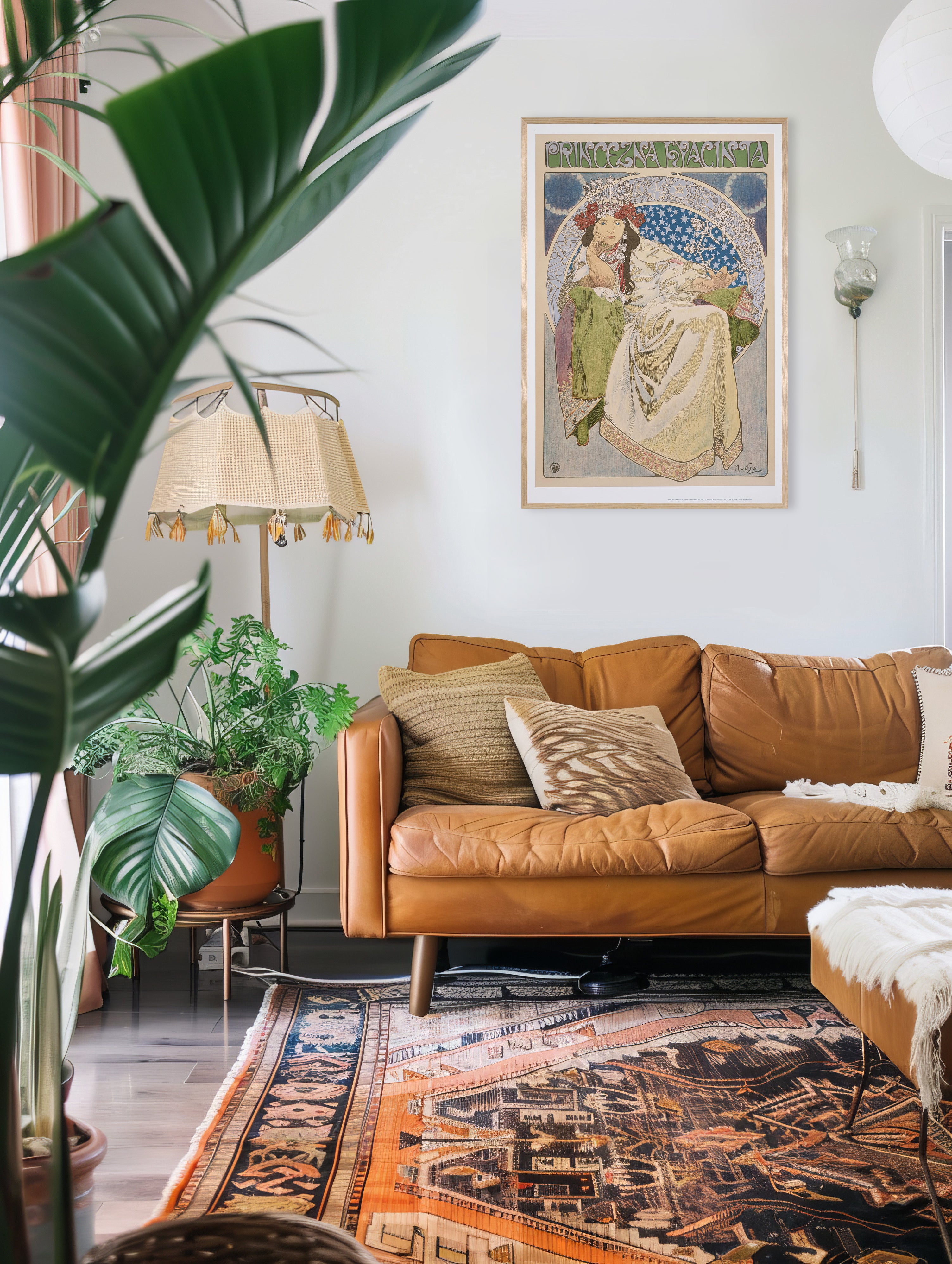 【限定10枚】PRINCEZNA HYACINTA 1911 - SPADEM Paris, VAGA New York 1980 / アルフォンス・ミュシャ