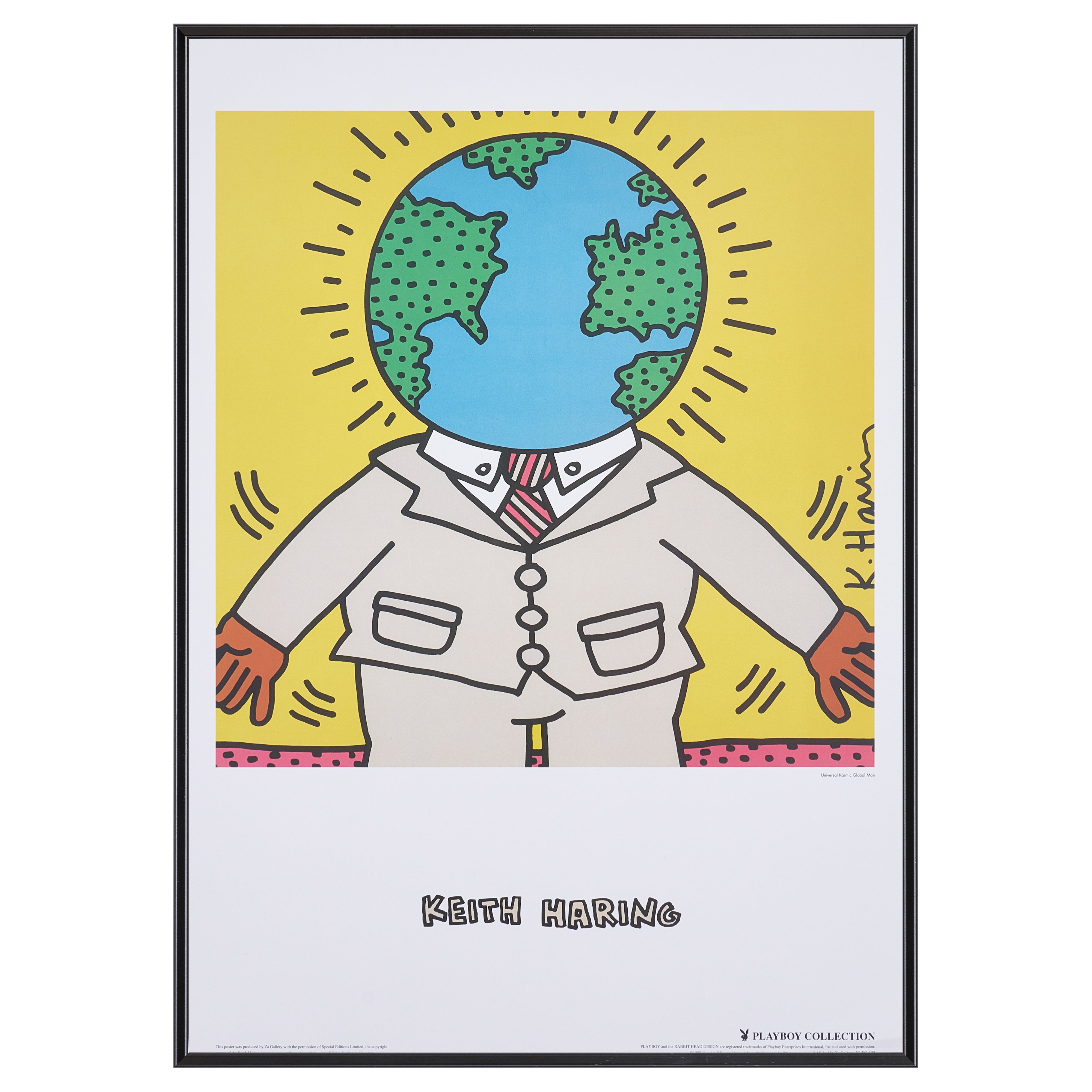 【限定30枚】Earth Man 1986 - Za Gallery 1999 / キース・へリング