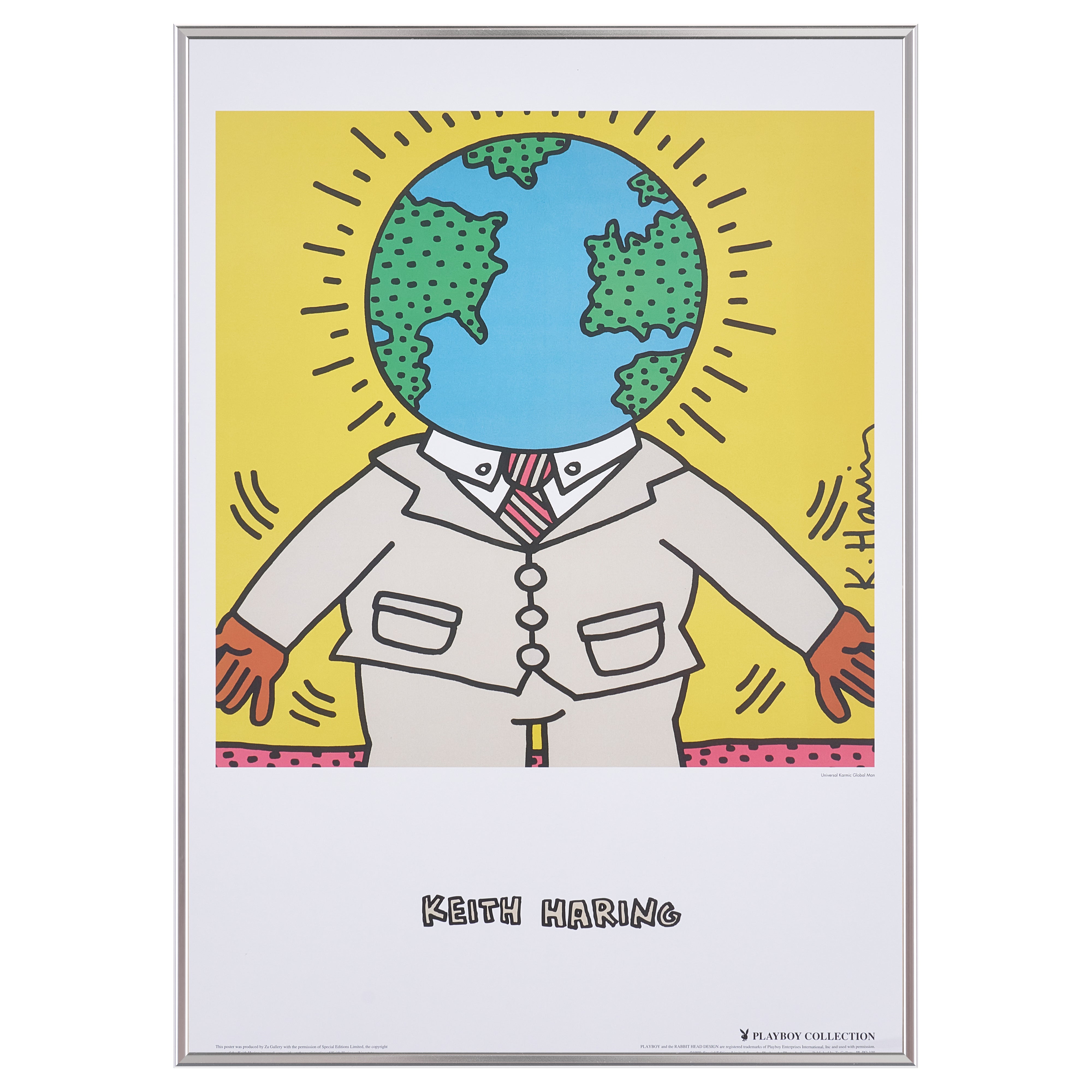 【限定30枚】Earth Man 1986 - Za Gallery 1999 / キース・へリング