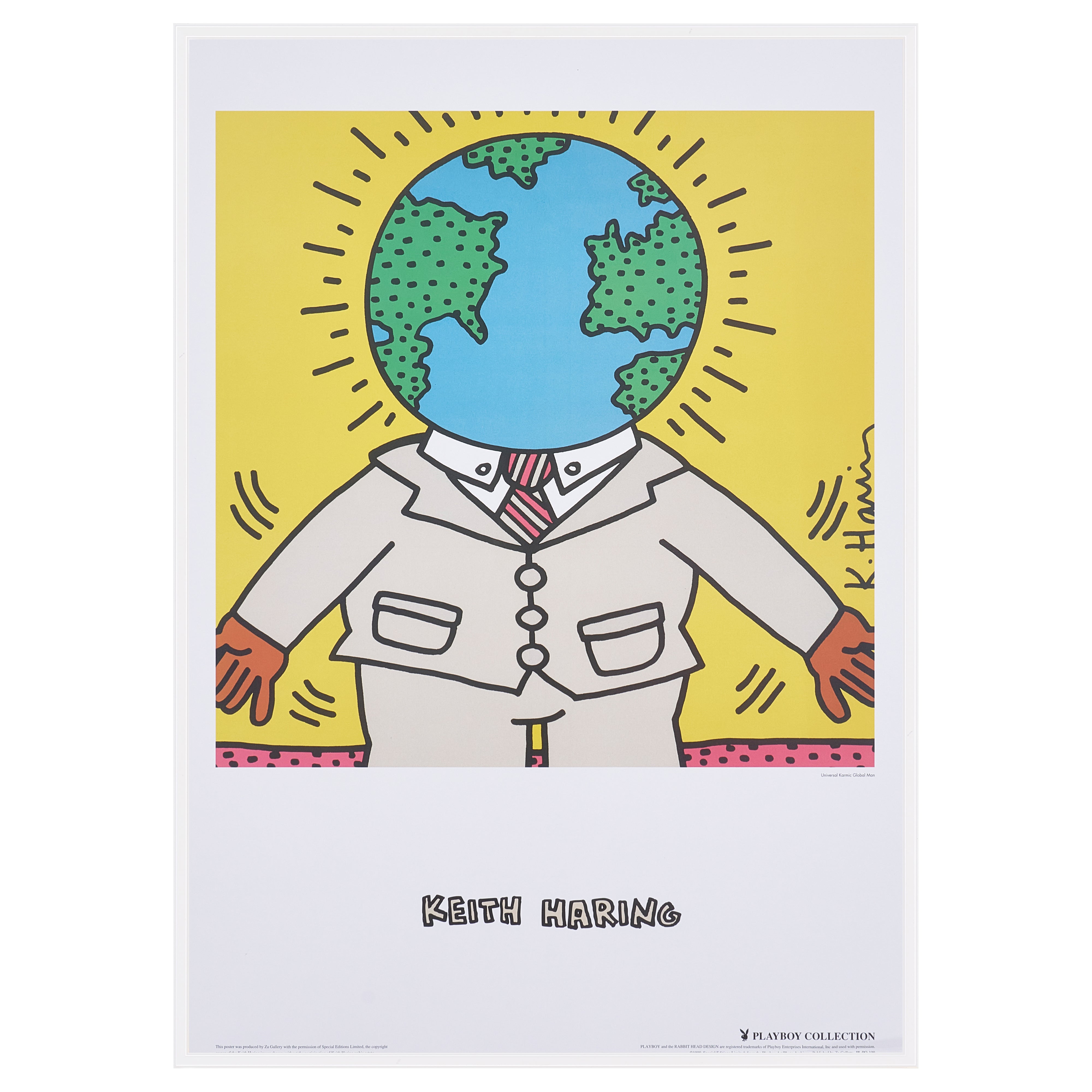 【限定30枚】Earth Man 1986 - Za Gallery 1999 / キース・へリング