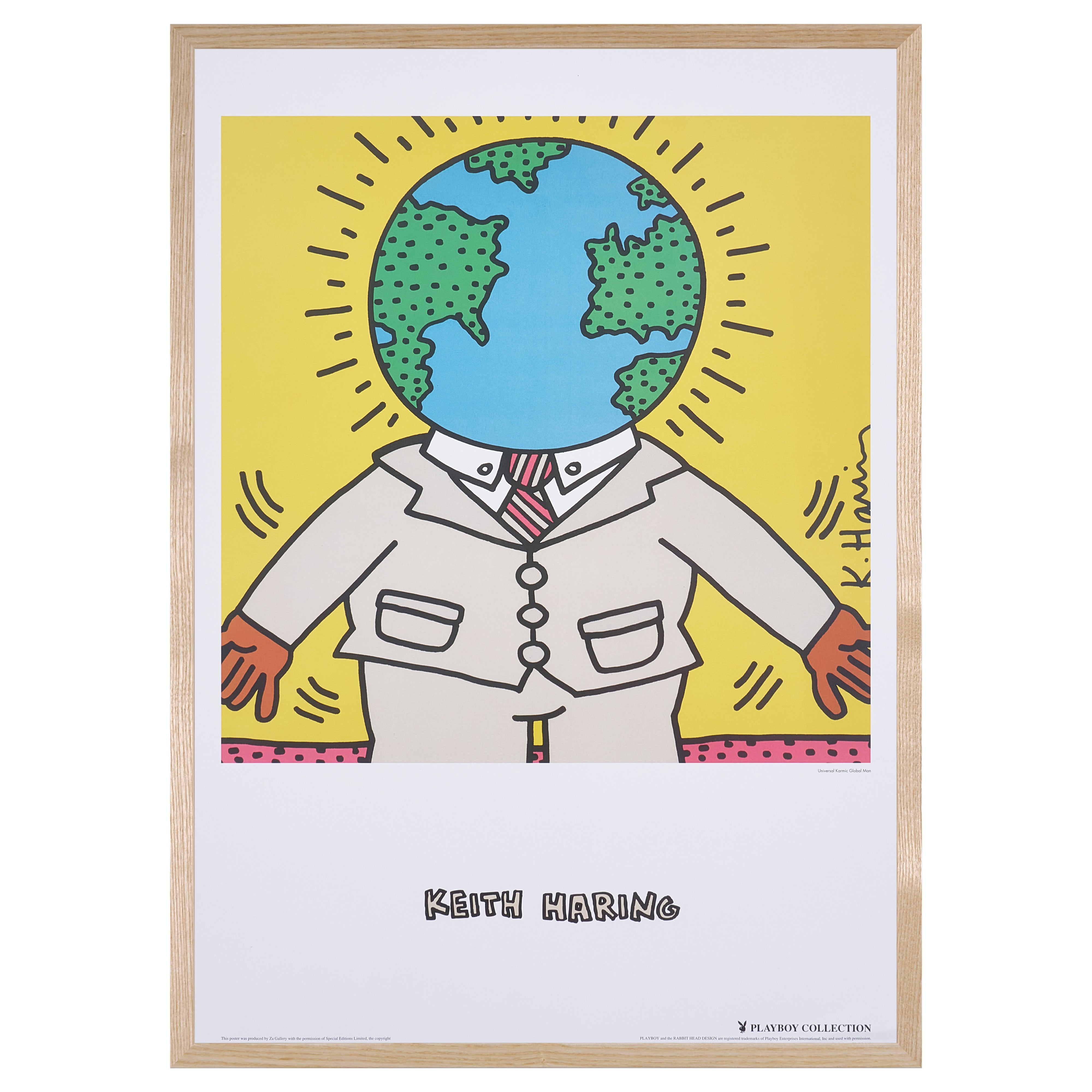 【限定30枚】Earth Man 1986 - Za Gallery 1999 / キース・へリング