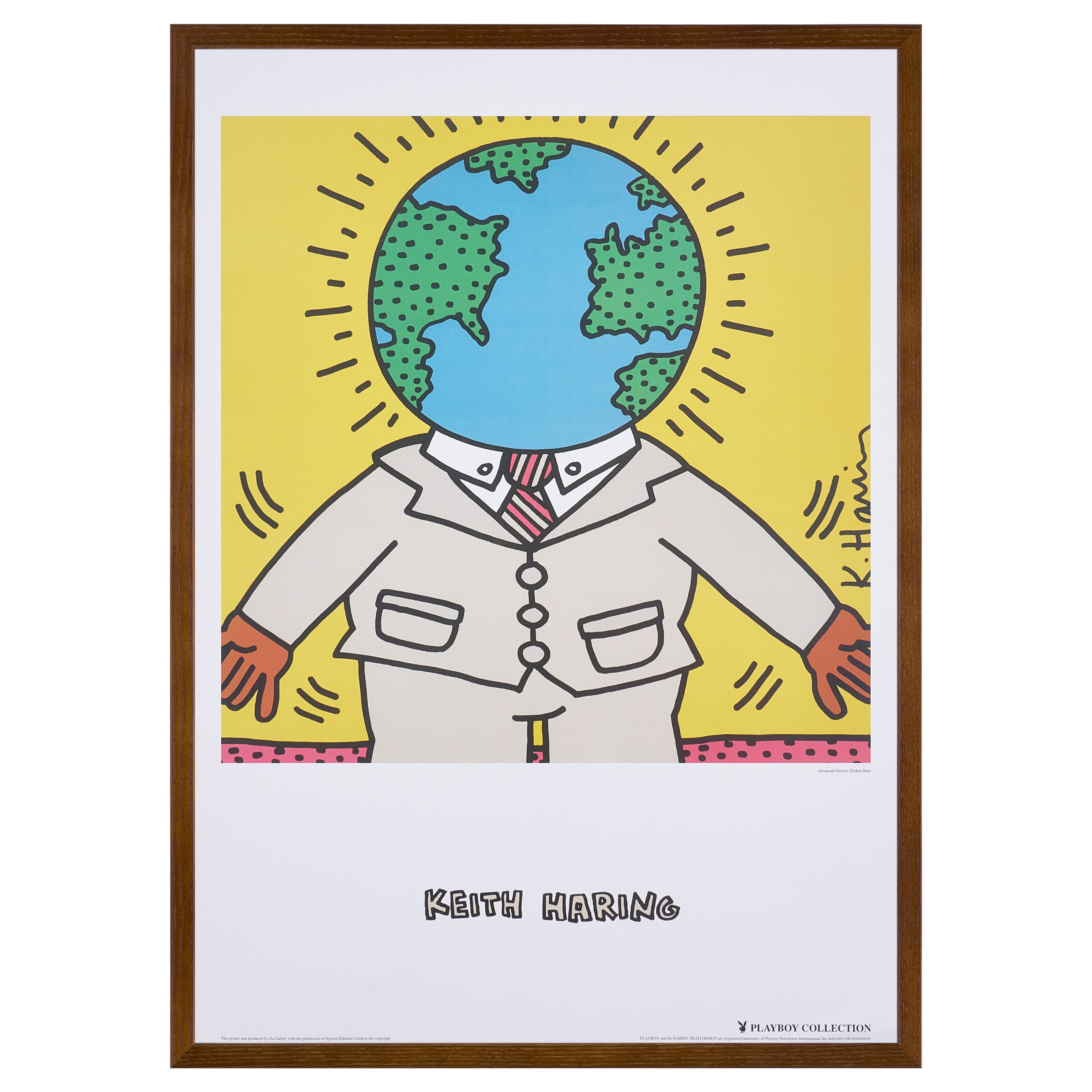 【限定30枚】Earth Man 1986 - Za Gallery 1999 / キース・へリング
