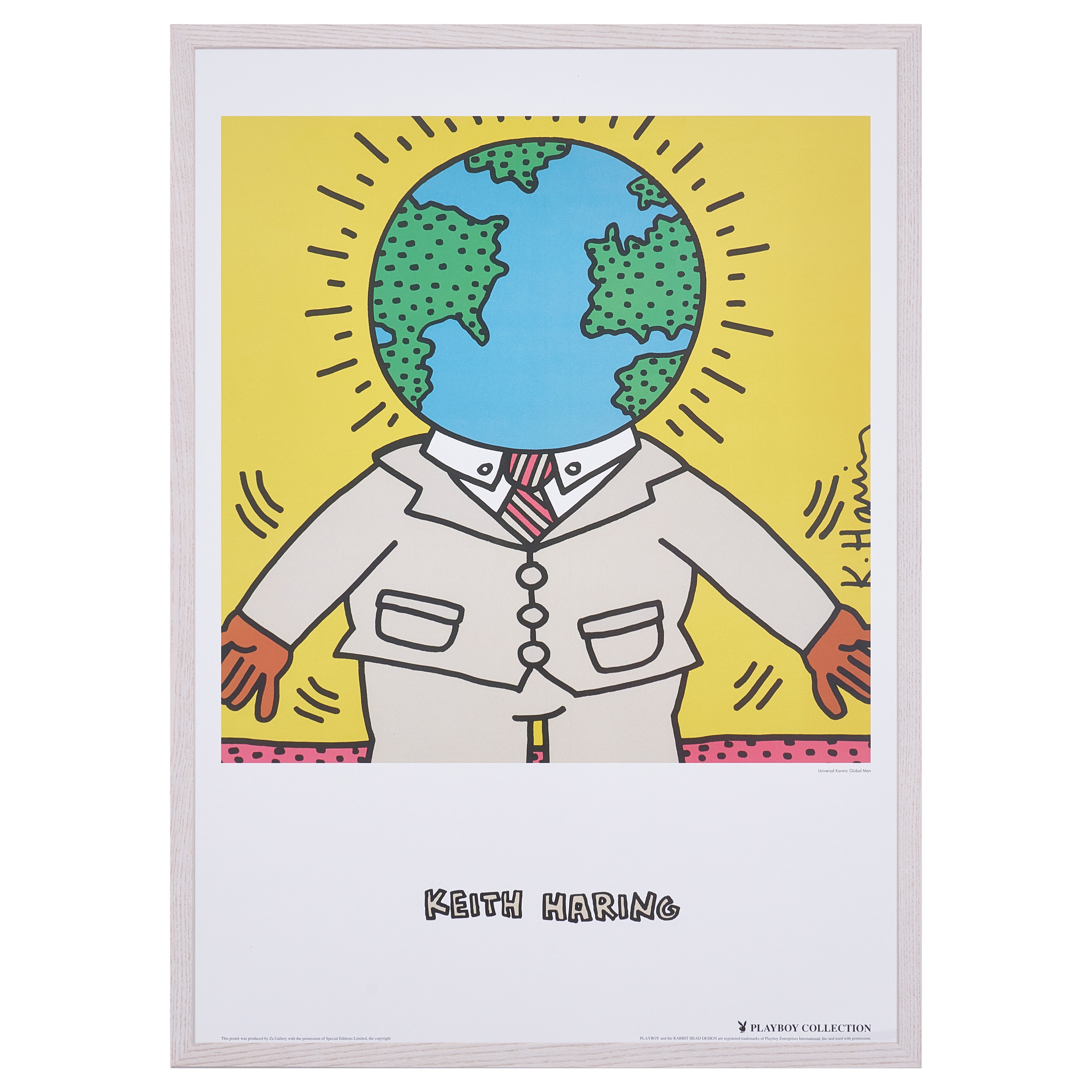 【限定30枚】Earth Man 1986 - Za Gallery 1999 / キース・へリング