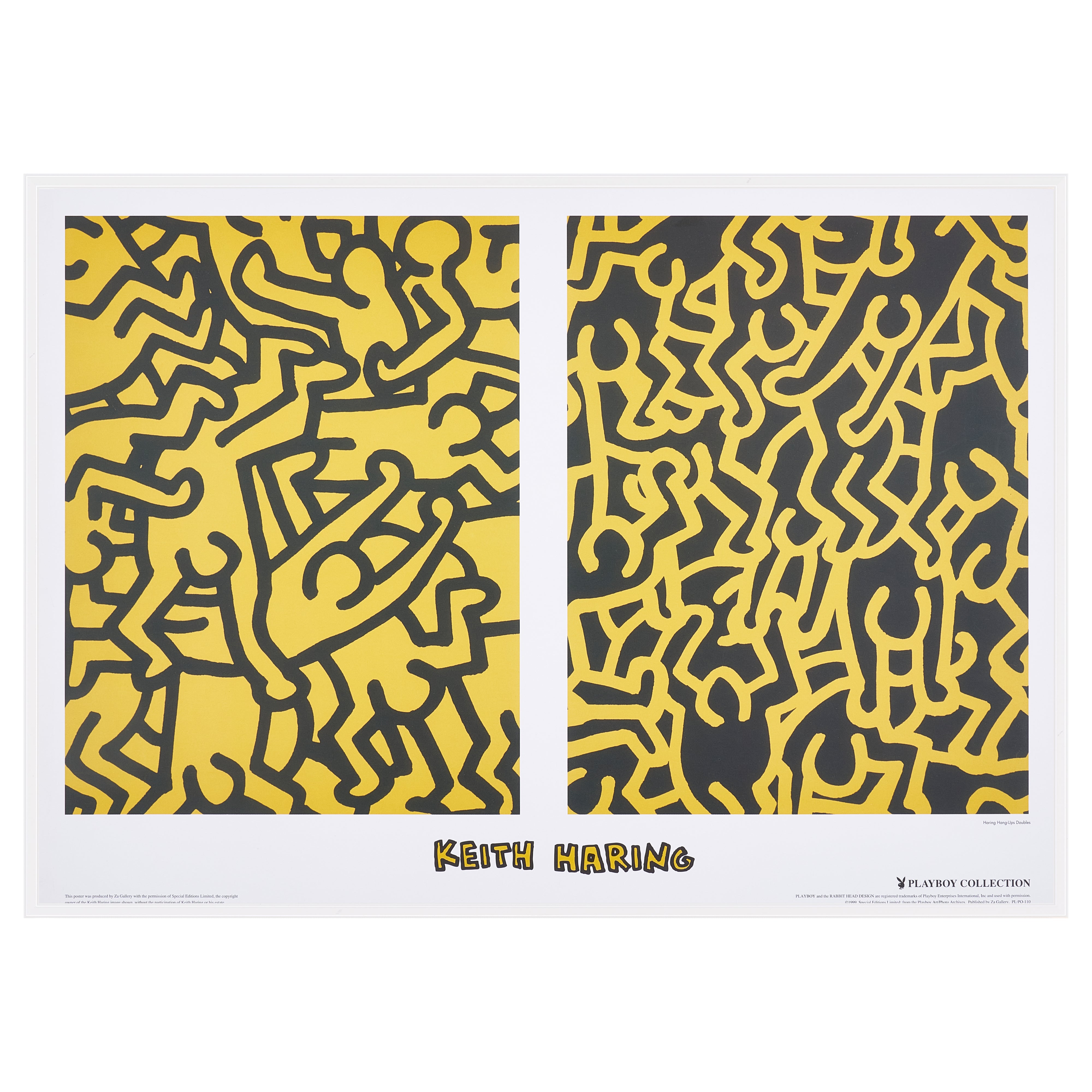 【限定30枚】Haring Hang-Ups Doubles 1986 - Za Gallery 1999 / キース・へリング