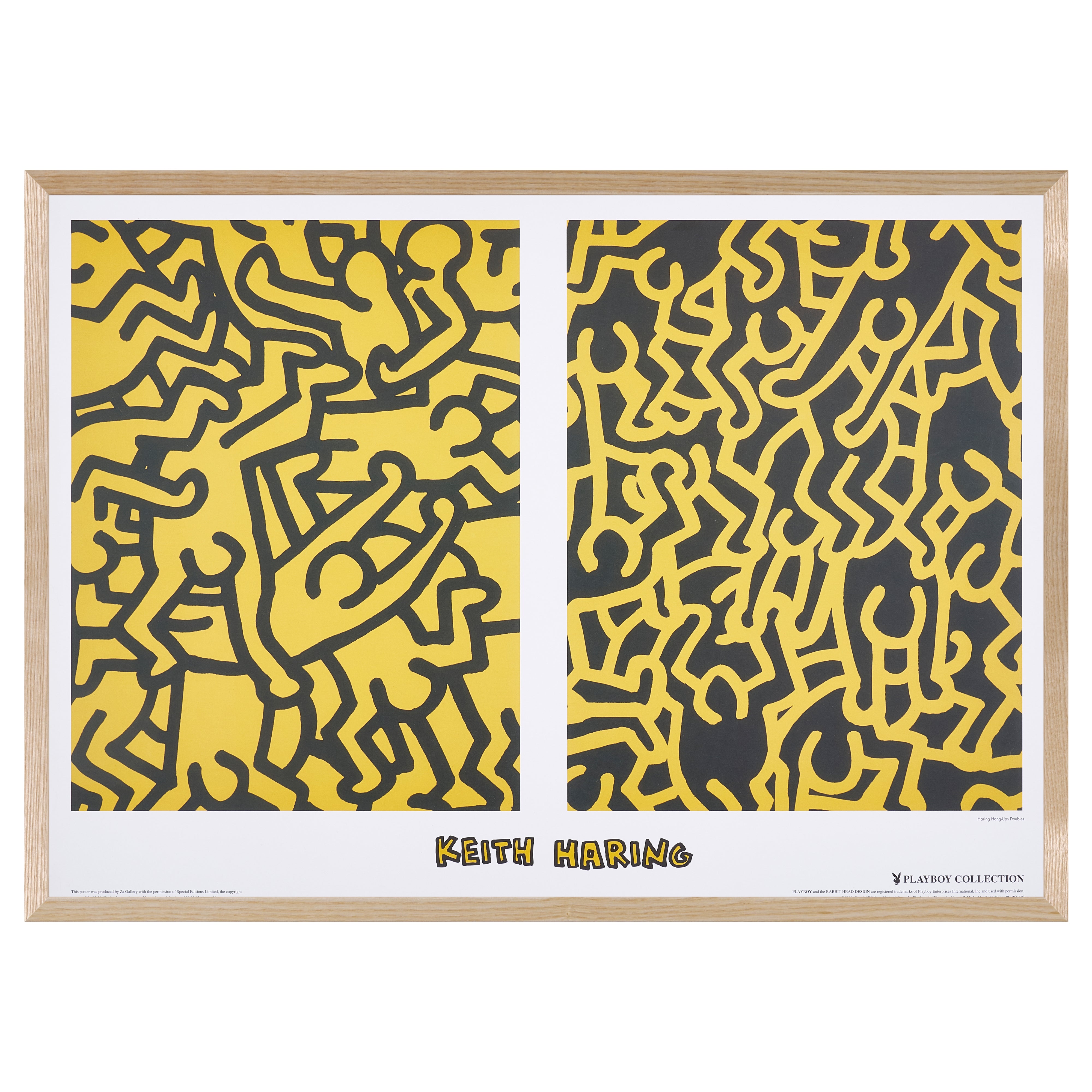 【限定30枚】Haring Hang-Ups Doubles 1986 - Za Gallery 1999 / キース・へリング