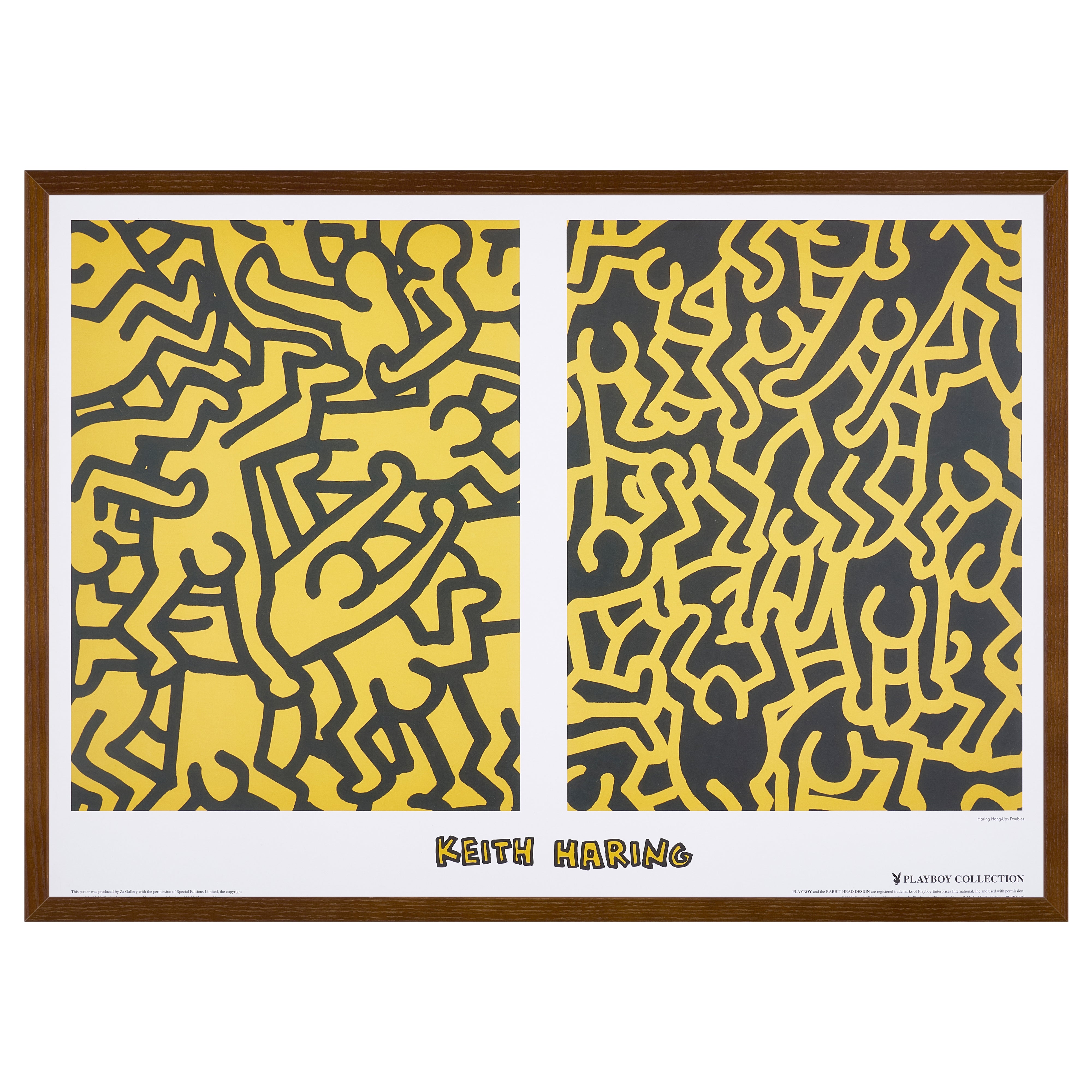 【限定30枚】Haring Hang-Ups Doubles 1986 - Za Gallery 1999 / キース・へリング