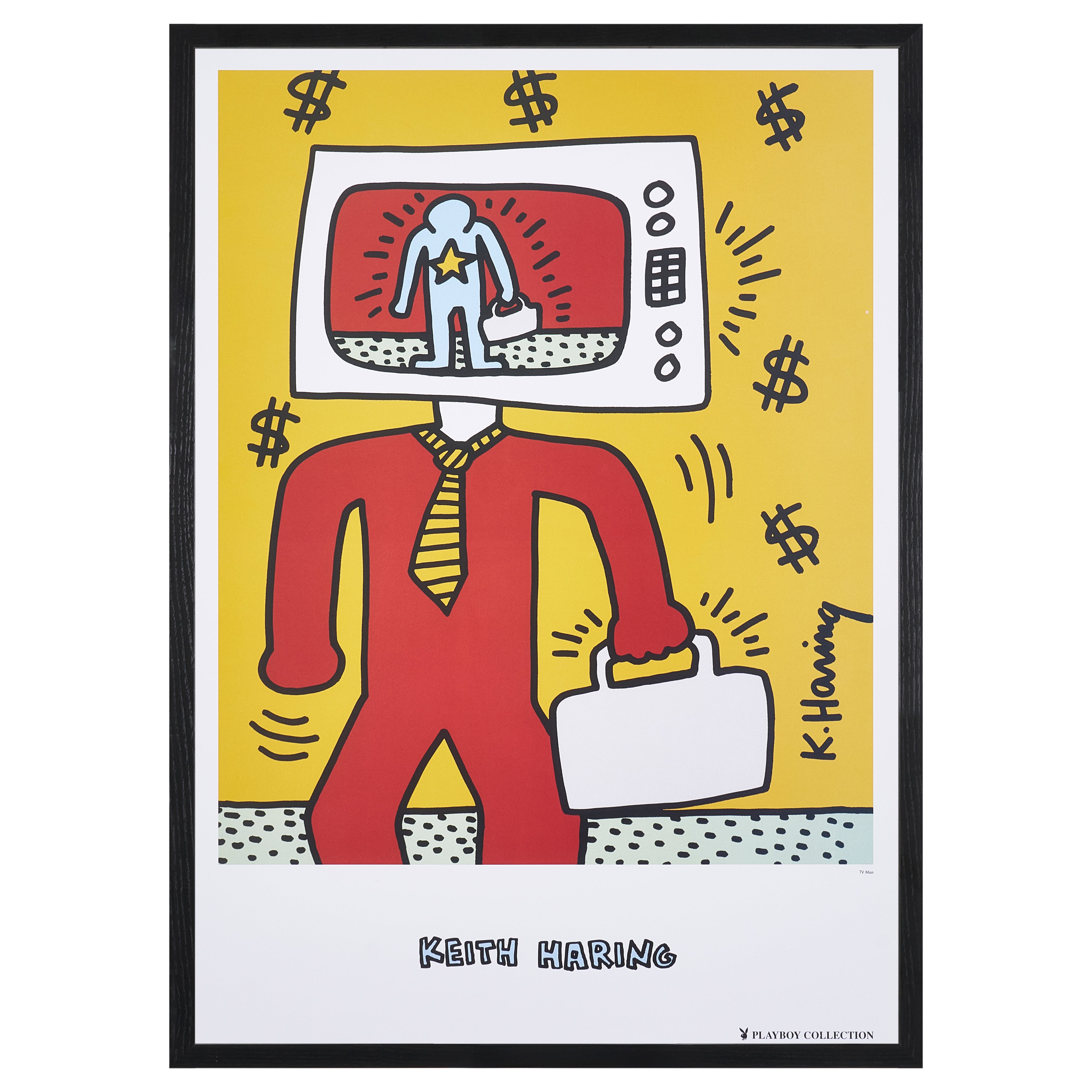 【限定30枚】TV Man 1986 - Za Gallery 1999 / キース・へリング