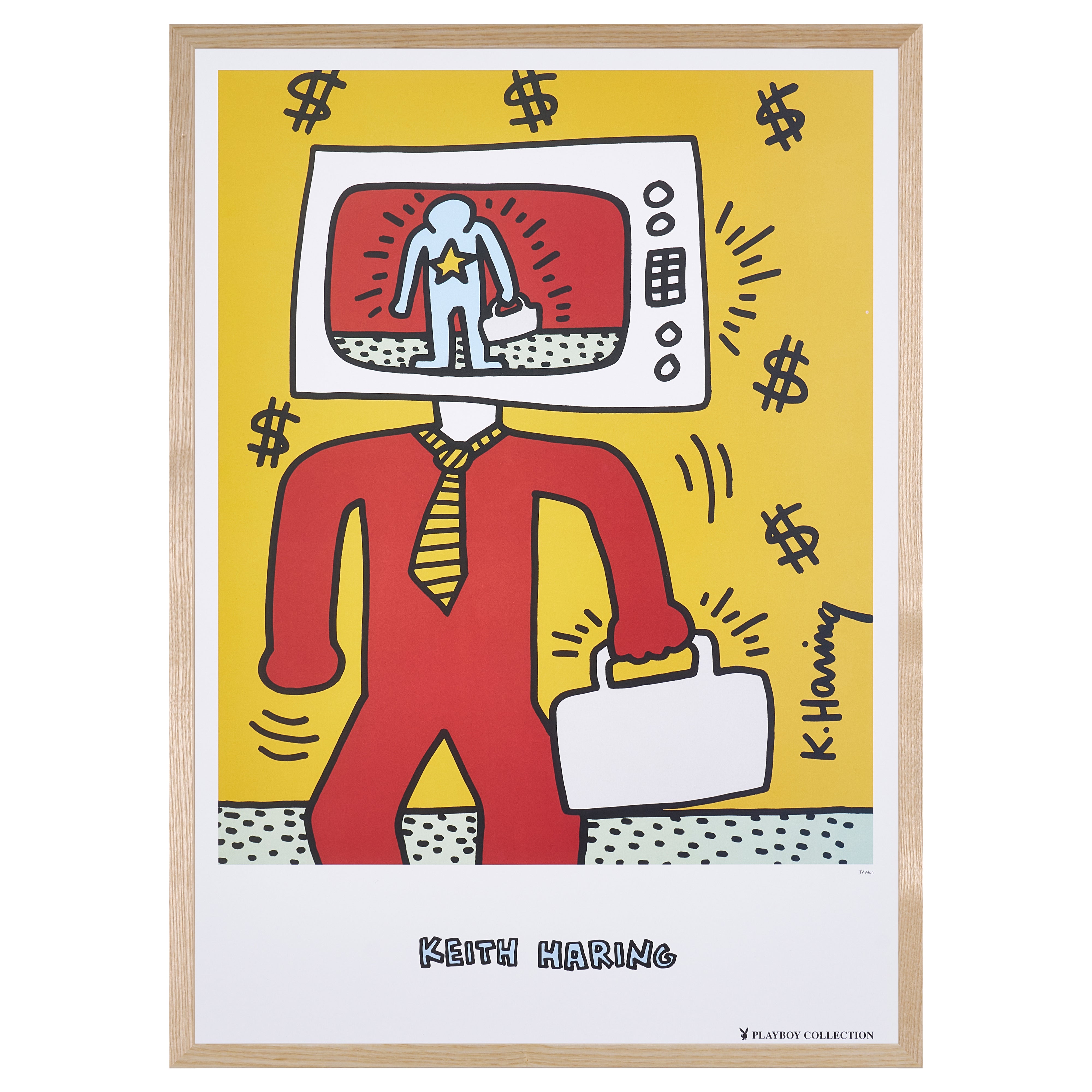 【限定30枚】TV Man 1986 - Za Gallery 1999 / キース・へリング