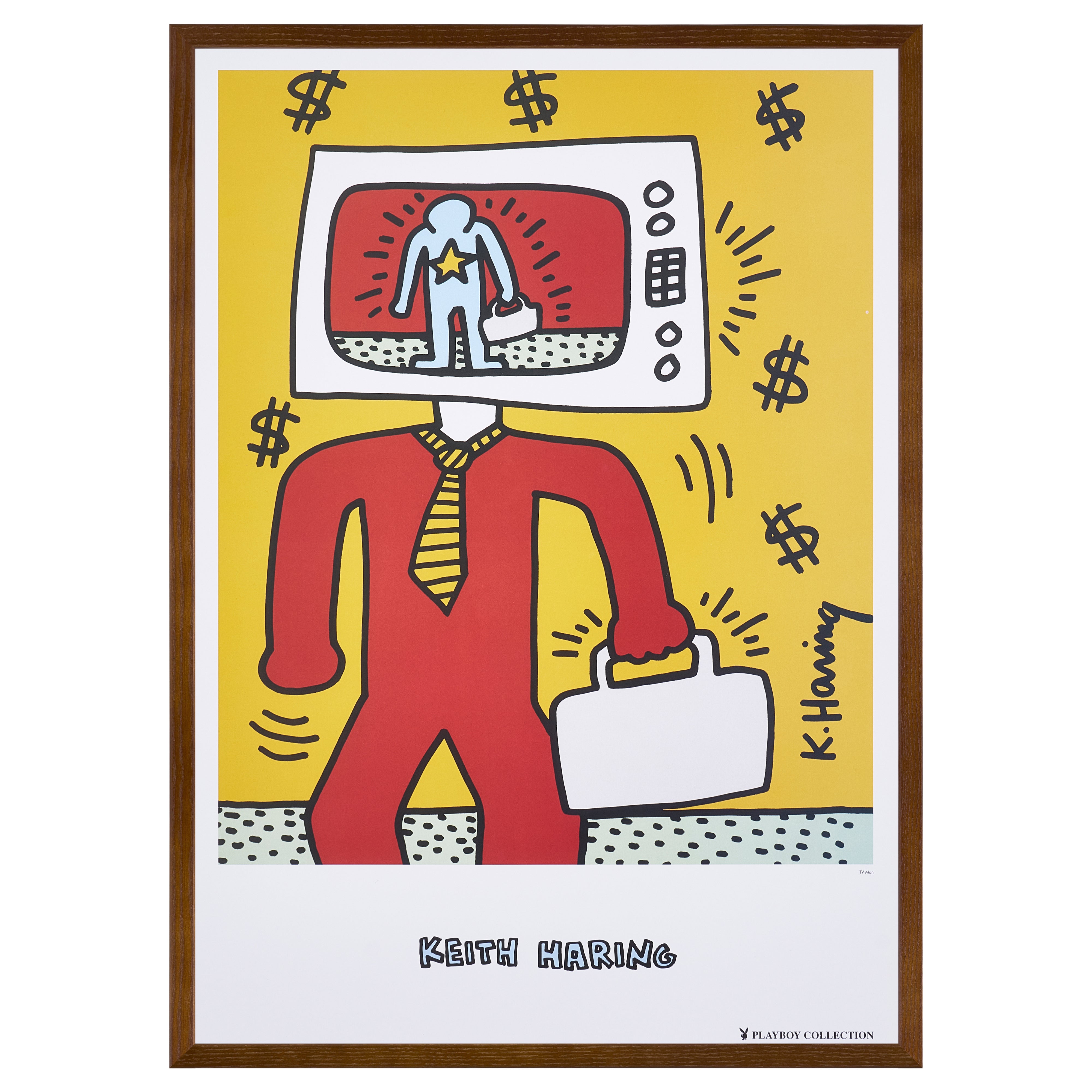 【限定30枚】TV Man 1986 - Za Gallery 1999 / キース・へリング