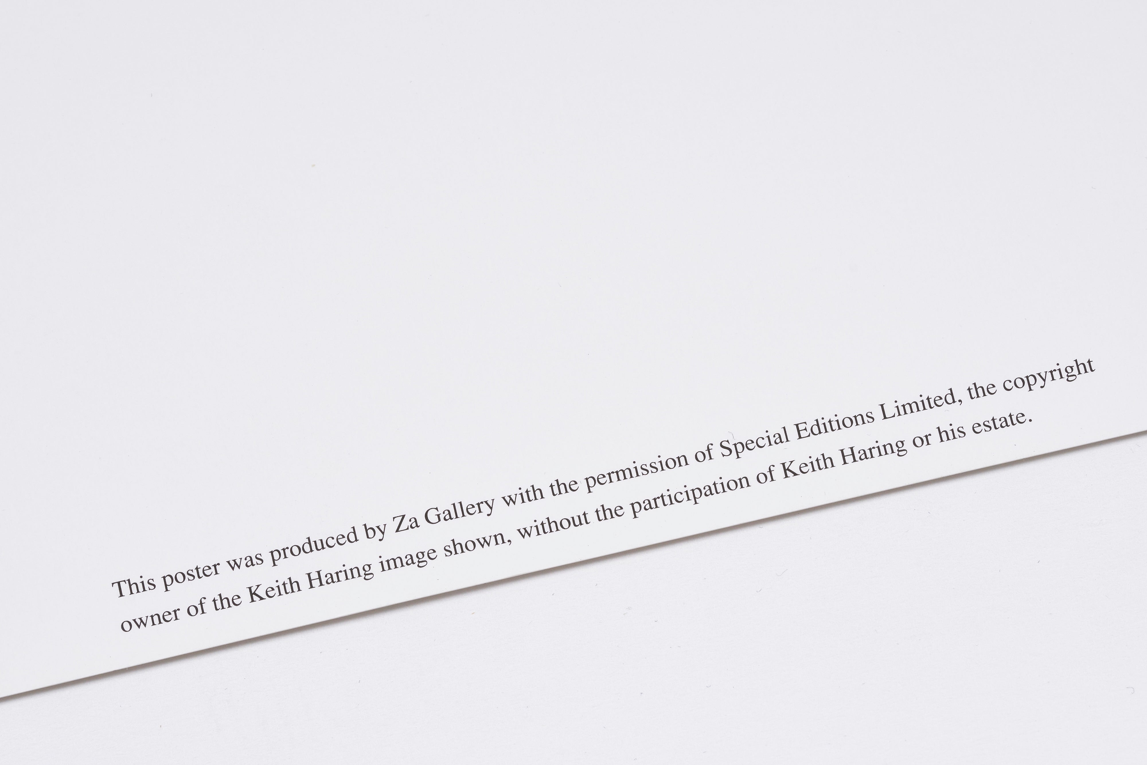 【限定30枚】TV Man 1986 - Za Gallery 1999 / キース・へリング