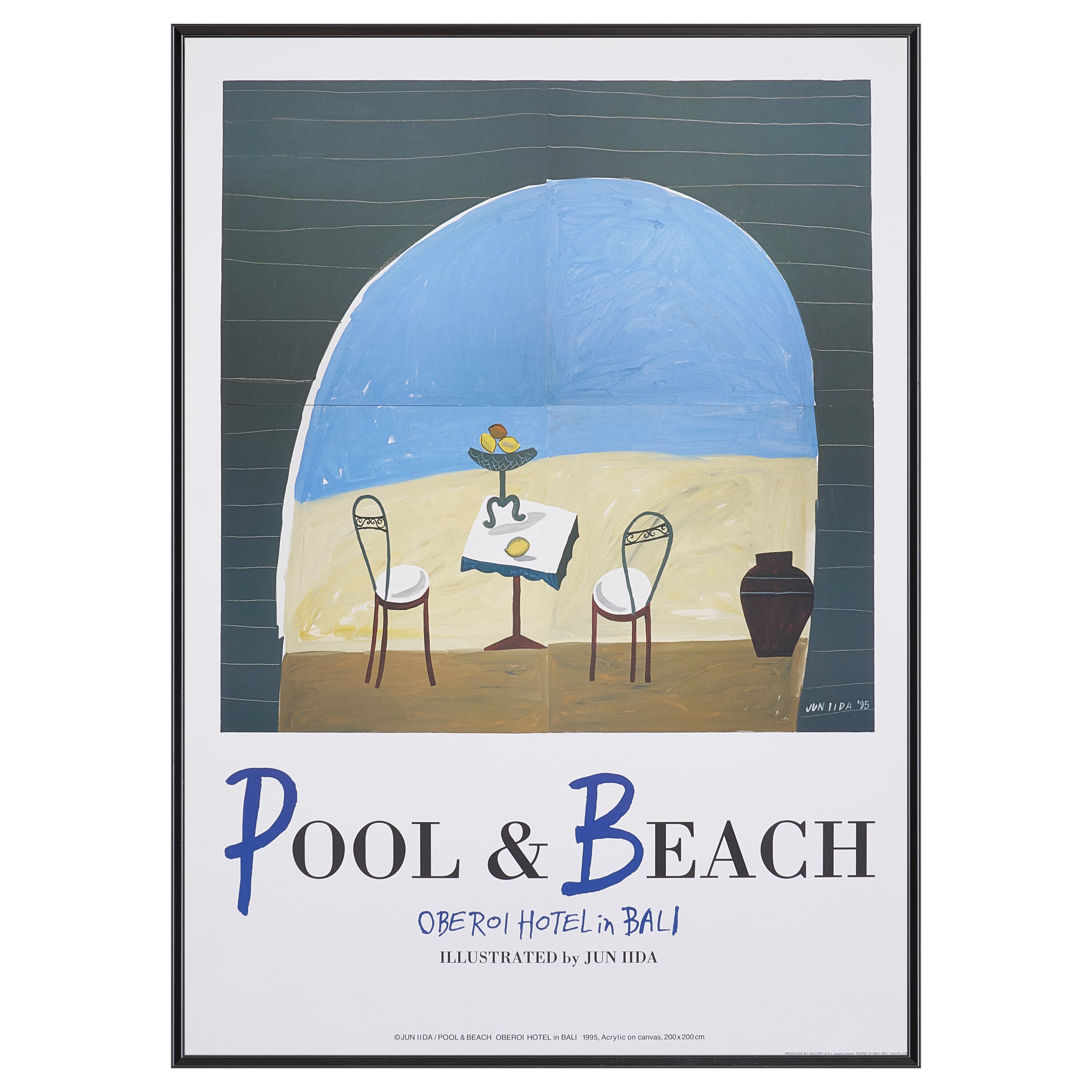 【限定30枚】”POOL & BEACH” OBEROI HOTEL in BALI 1995 - Gallery A.P.J. 1990s / 飯田 淳