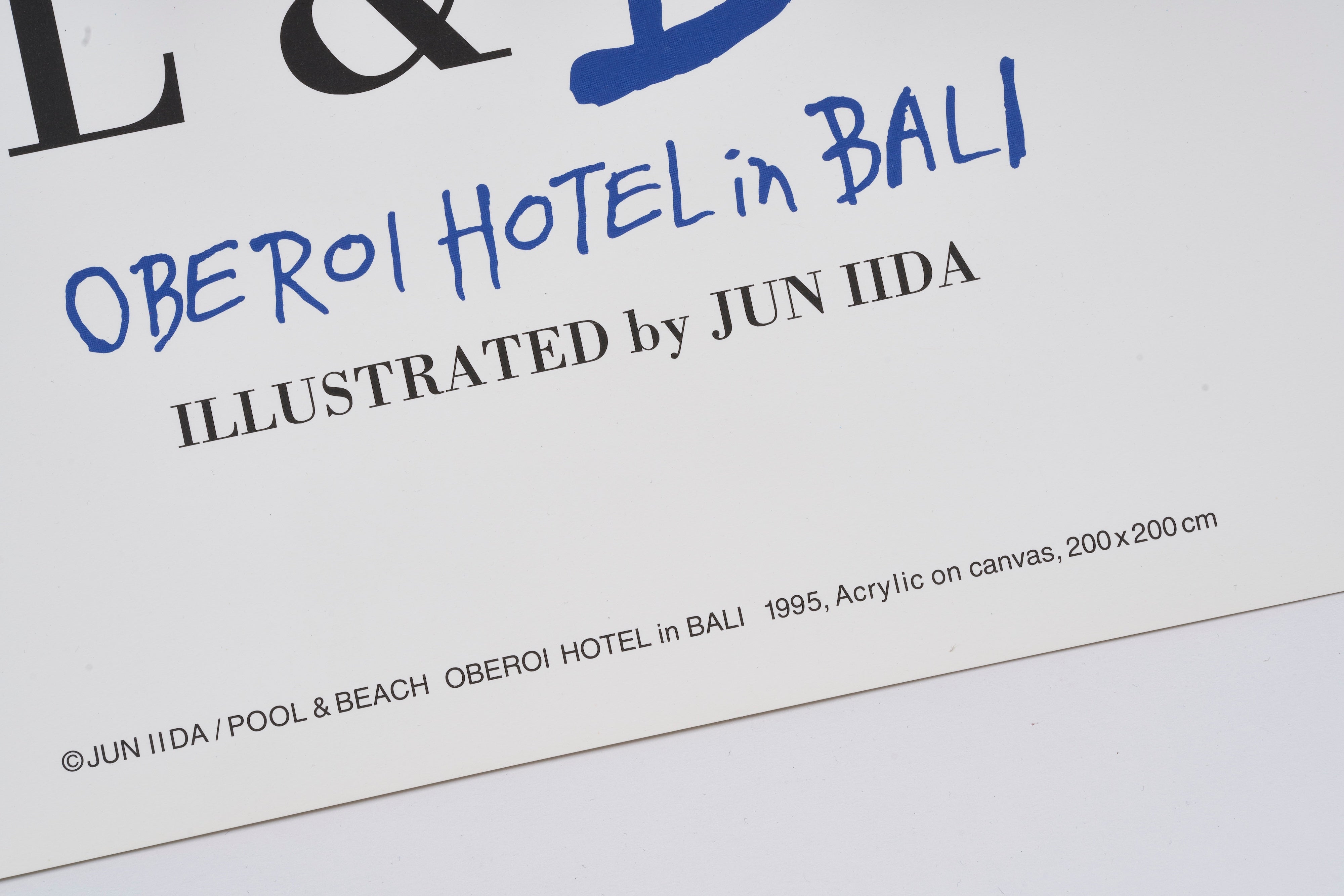【限定30枚】”POOL & BEACH” OBEROI HOTEL in BALI 1995 - Gallery A.P.J. 1990s / 飯田 淳