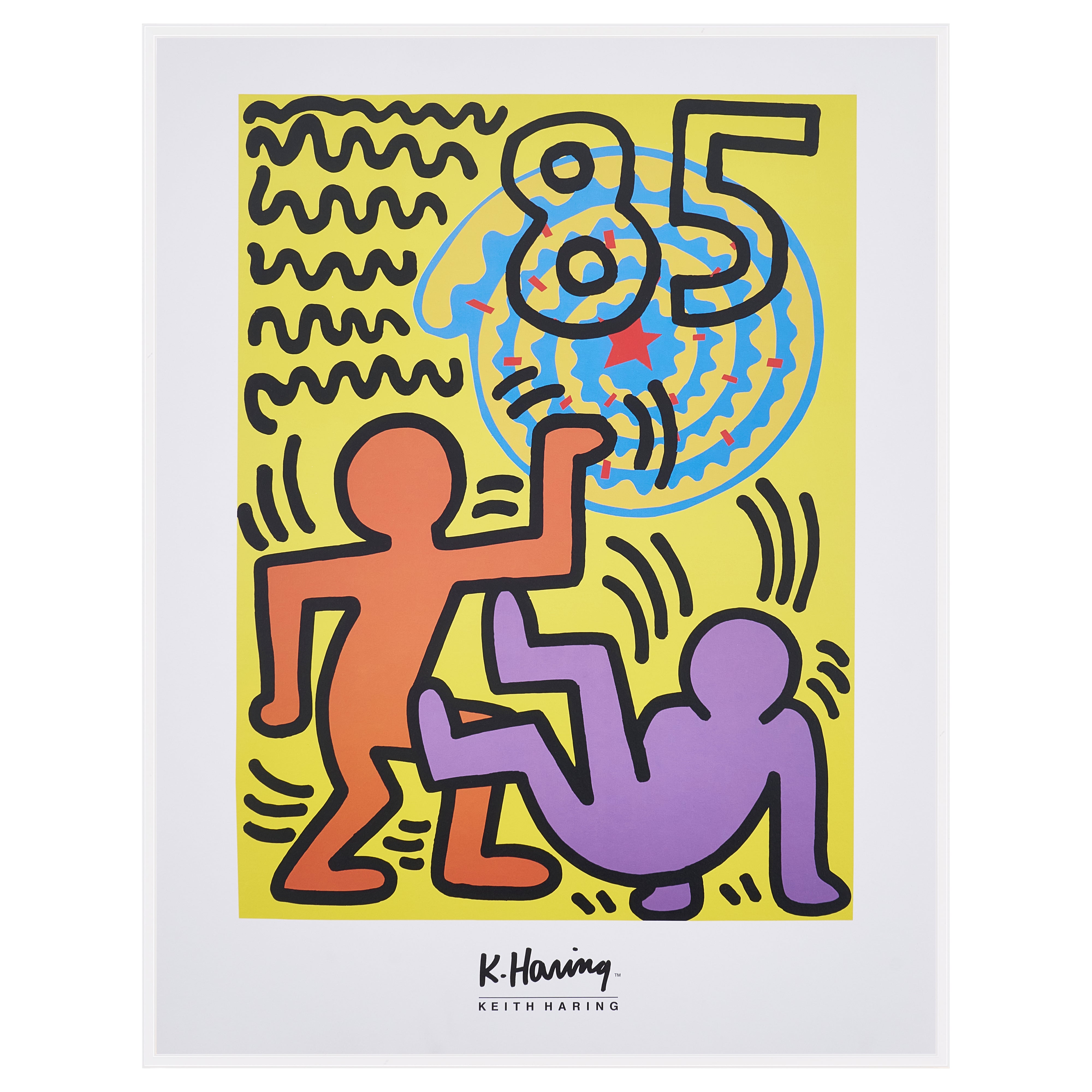 【限定30枚】Untitled 1984 - Gallery A.P.J. 1990s / キース・へリング