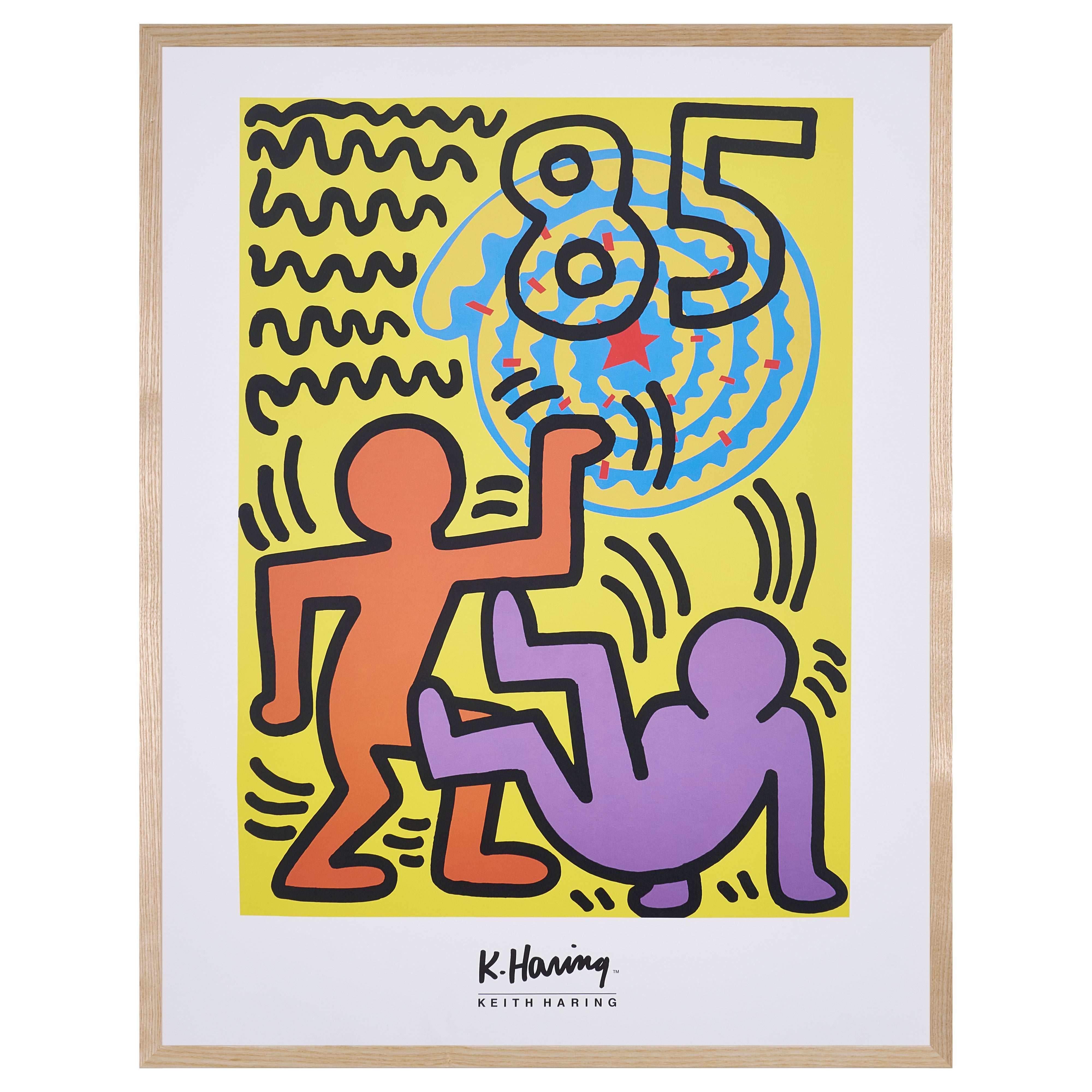 【限定30枚】Untitled 1984 - Gallery A.P.J. 1990s / キース・へリング