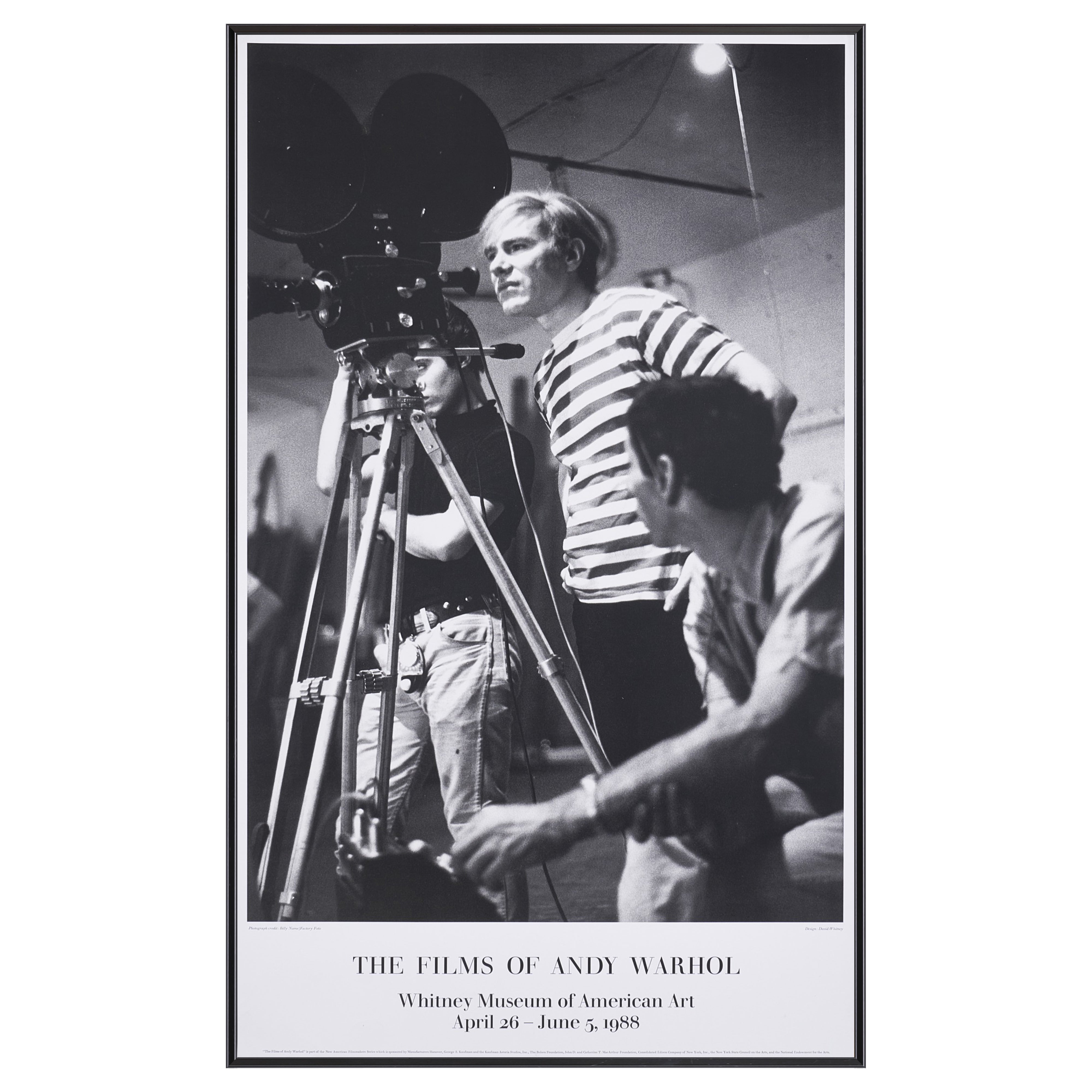 【限定10枚】THE FILMS OF ANDY WARHOL - Whitney Museum of American Art 1988 / ビリー・ネイム