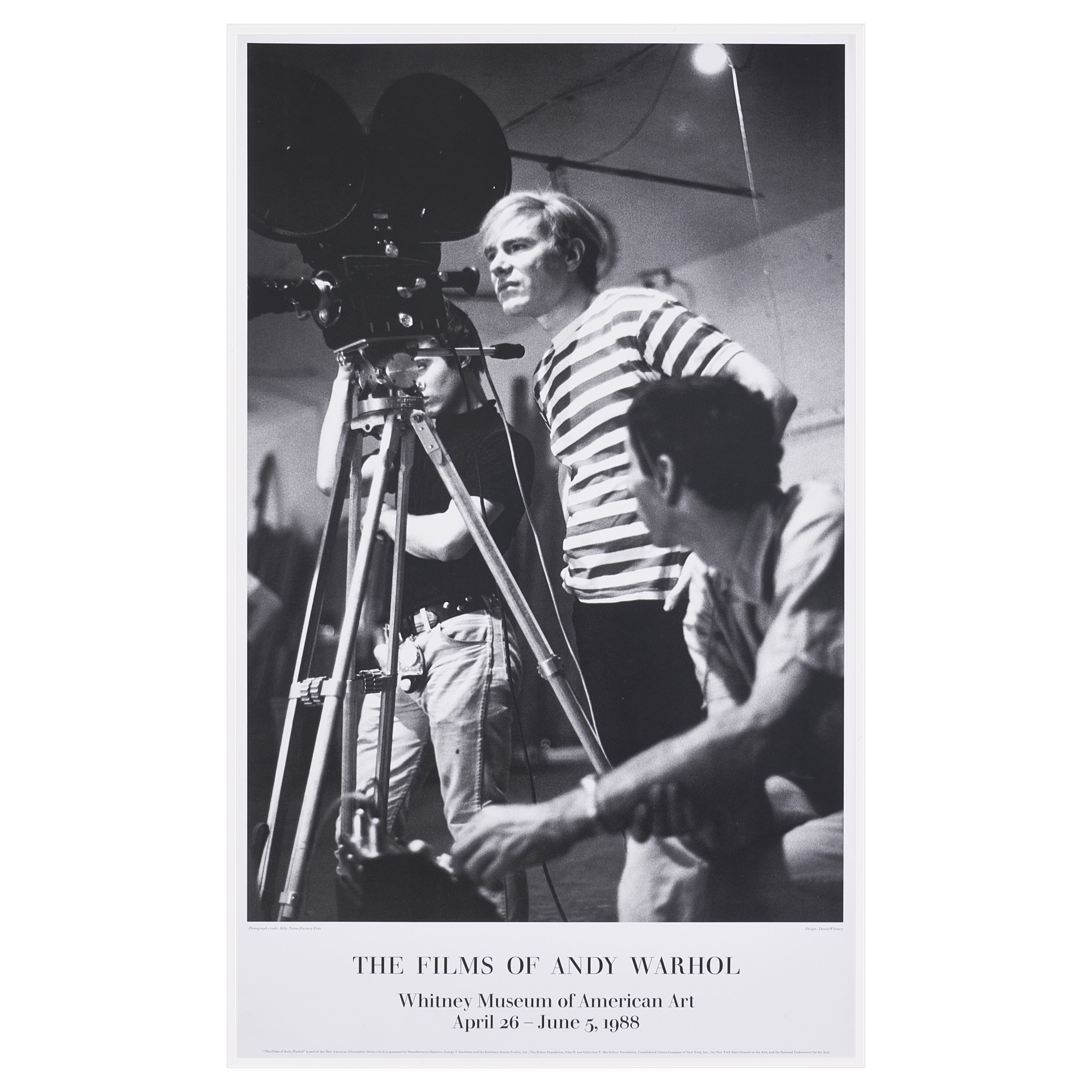 【限定10枚】THE FILMS OF ANDY WARHOL - Whitney Museum of American Art 1988 / ビリー・ネイム