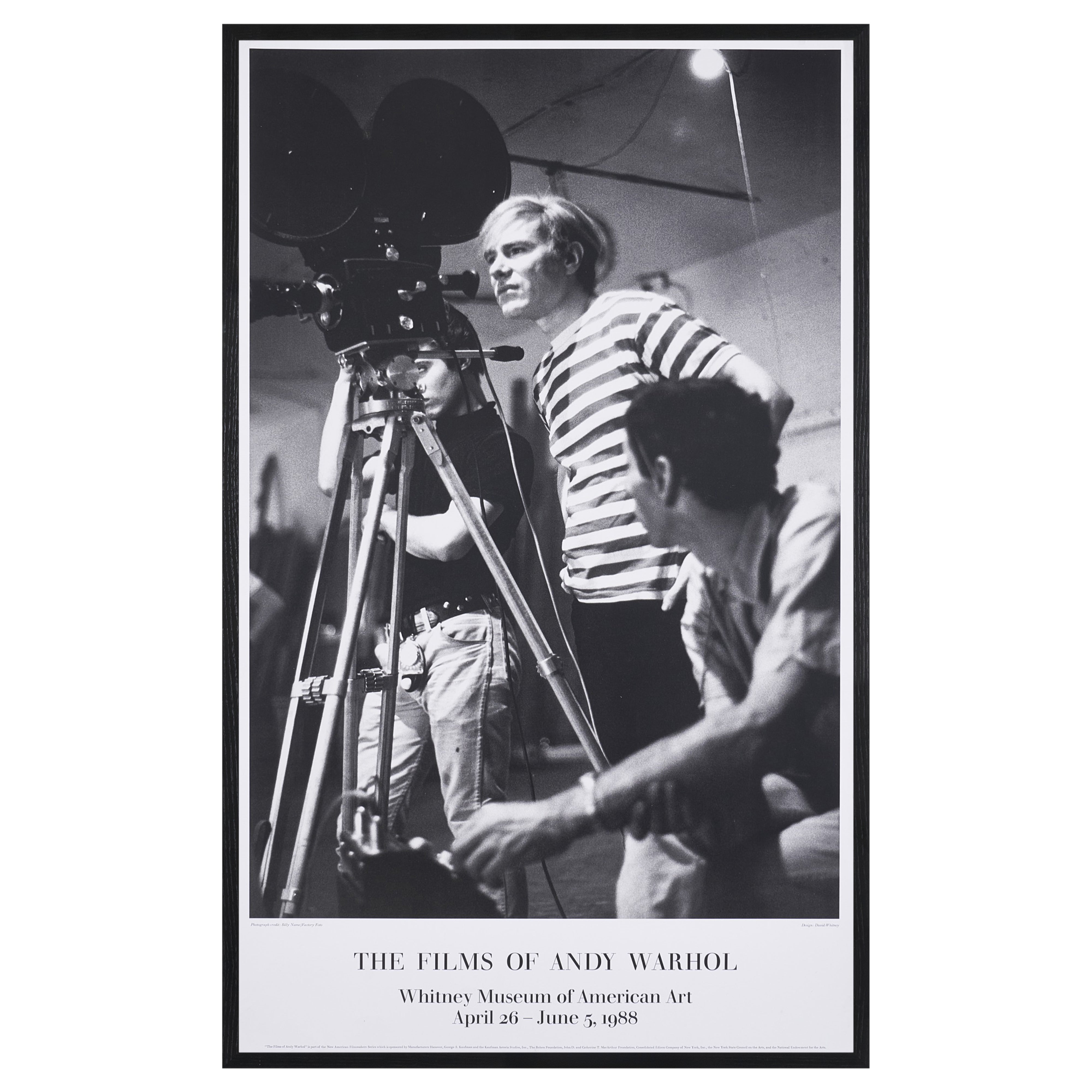 【限定10枚】THE FILMS OF ANDY WARHOL - Whitney Museum of American Art 1988 / ビリー・ネイム