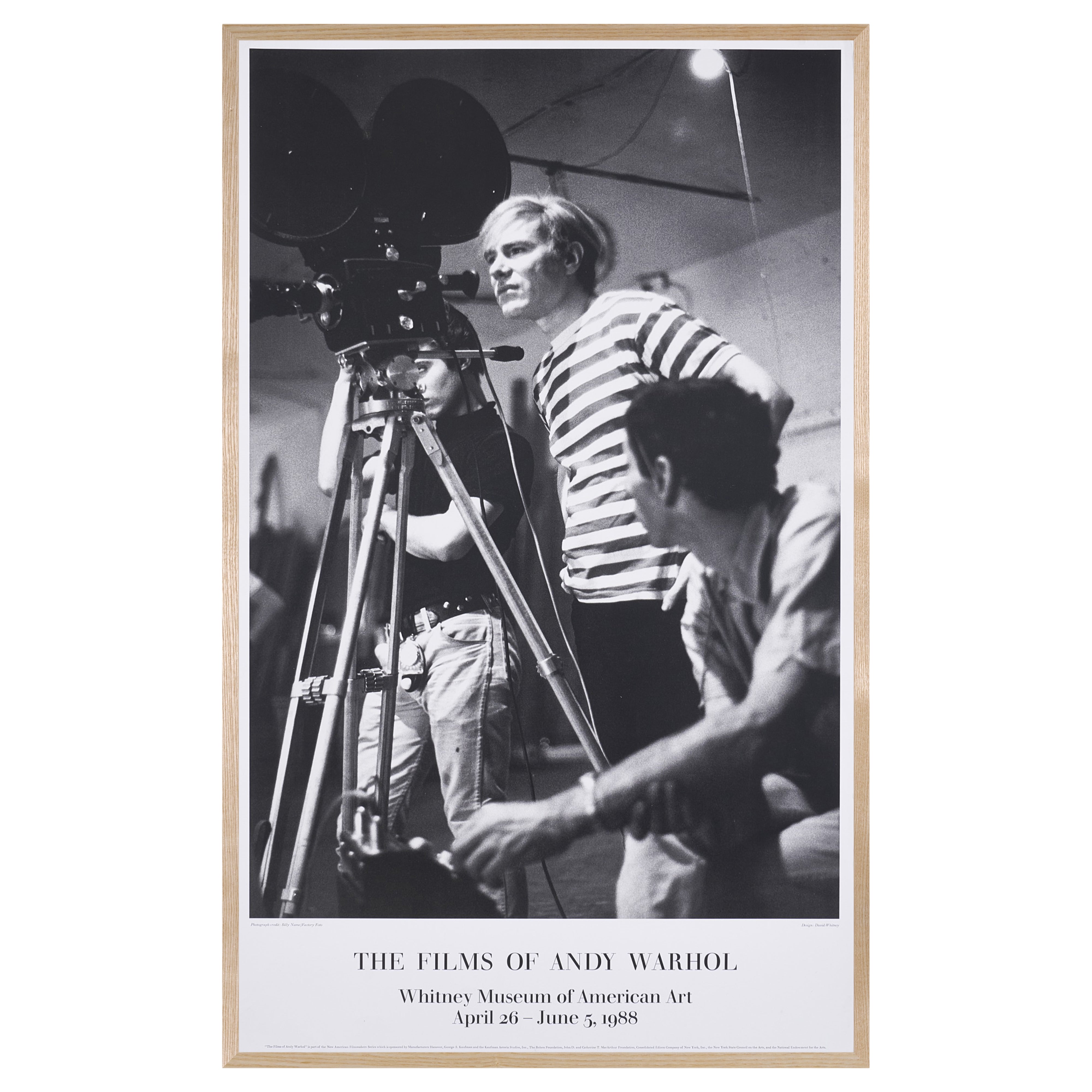 【限定10枚】THE FILMS OF ANDY WARHOL - Whitney Museum of American Art 1988 / ビリー・ネイム