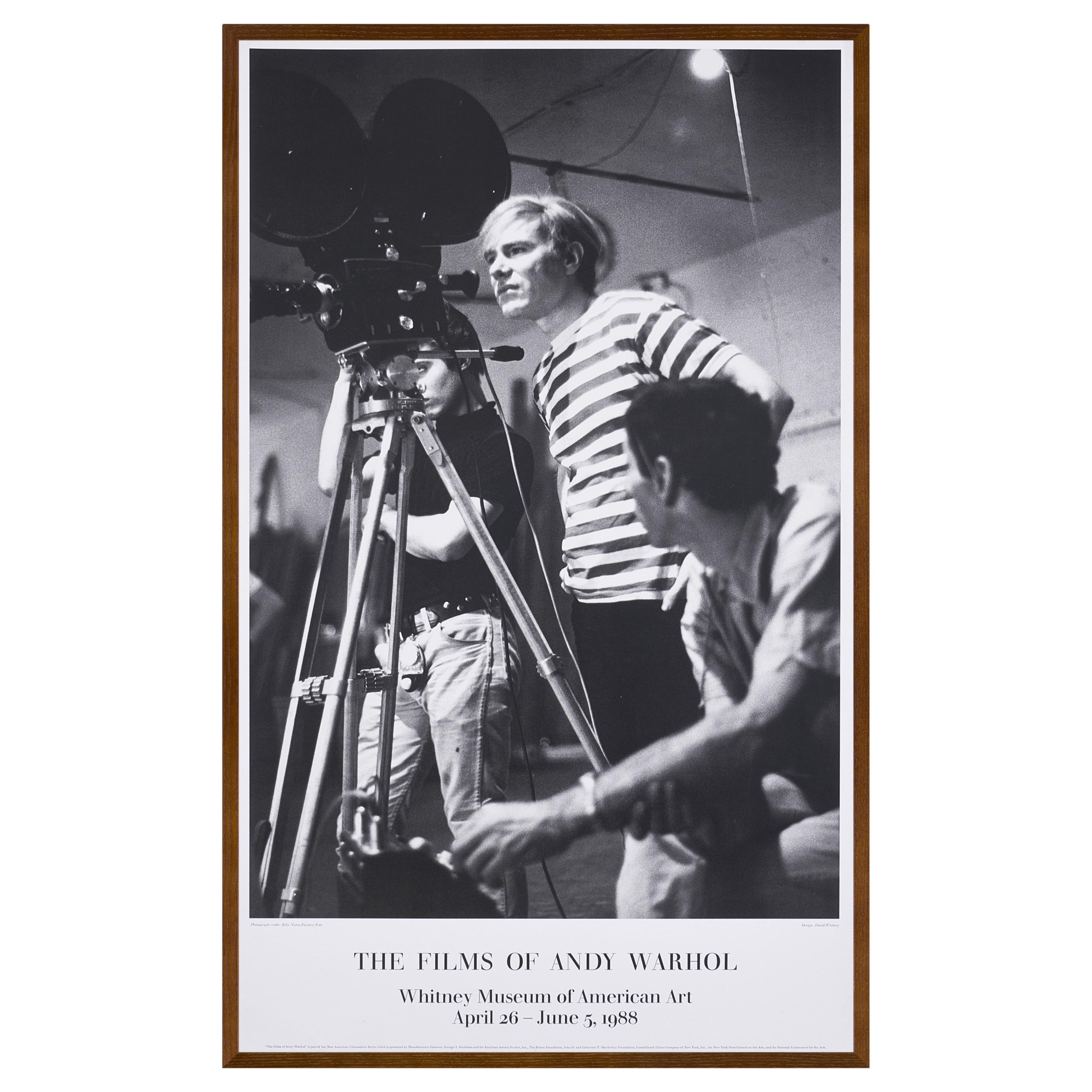 【限定10枚】THE FILMS OF ANDY WARHOL - Whitney Museum of American Art 1988 / ビリー・ネイム