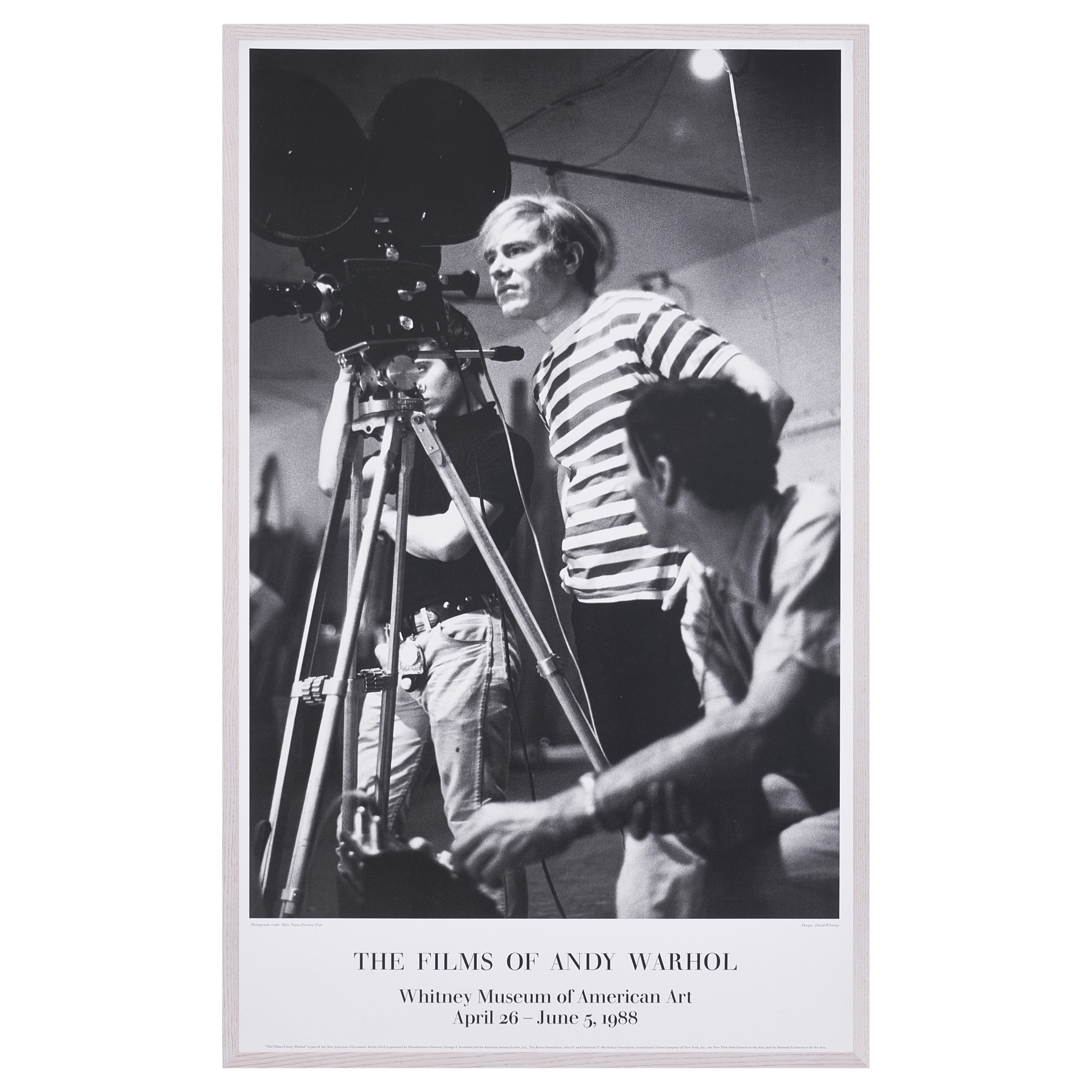 【限定10枚】THE FILMS OF ANDY WARHOL - Whitney Museum of American Art 1988 / ビリー・ネイム
