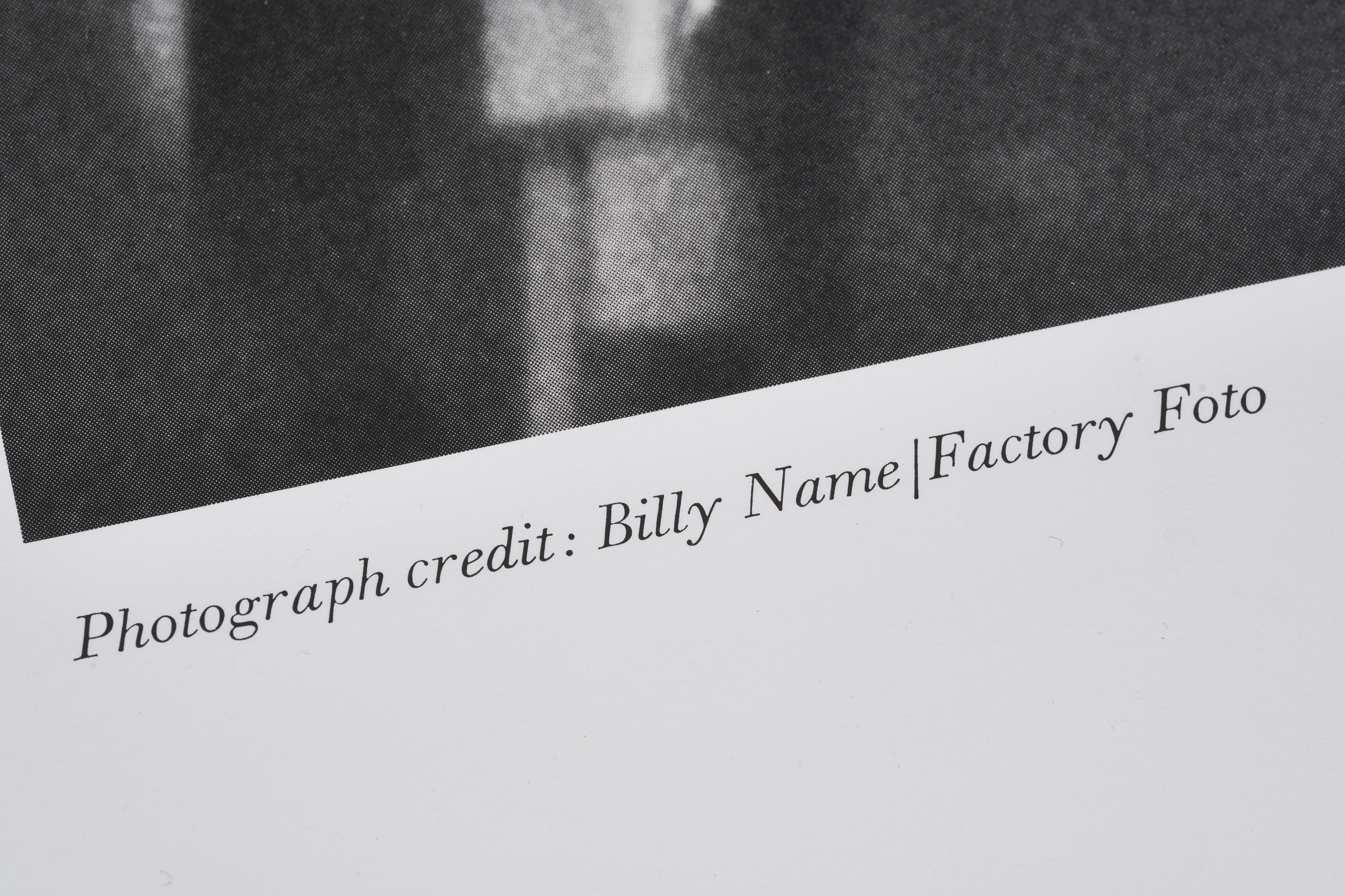 【限定10枚】THE FILMS OF ANDY WARHOL - Whitney Museum of American Art 1988 / ビリー・ネイム