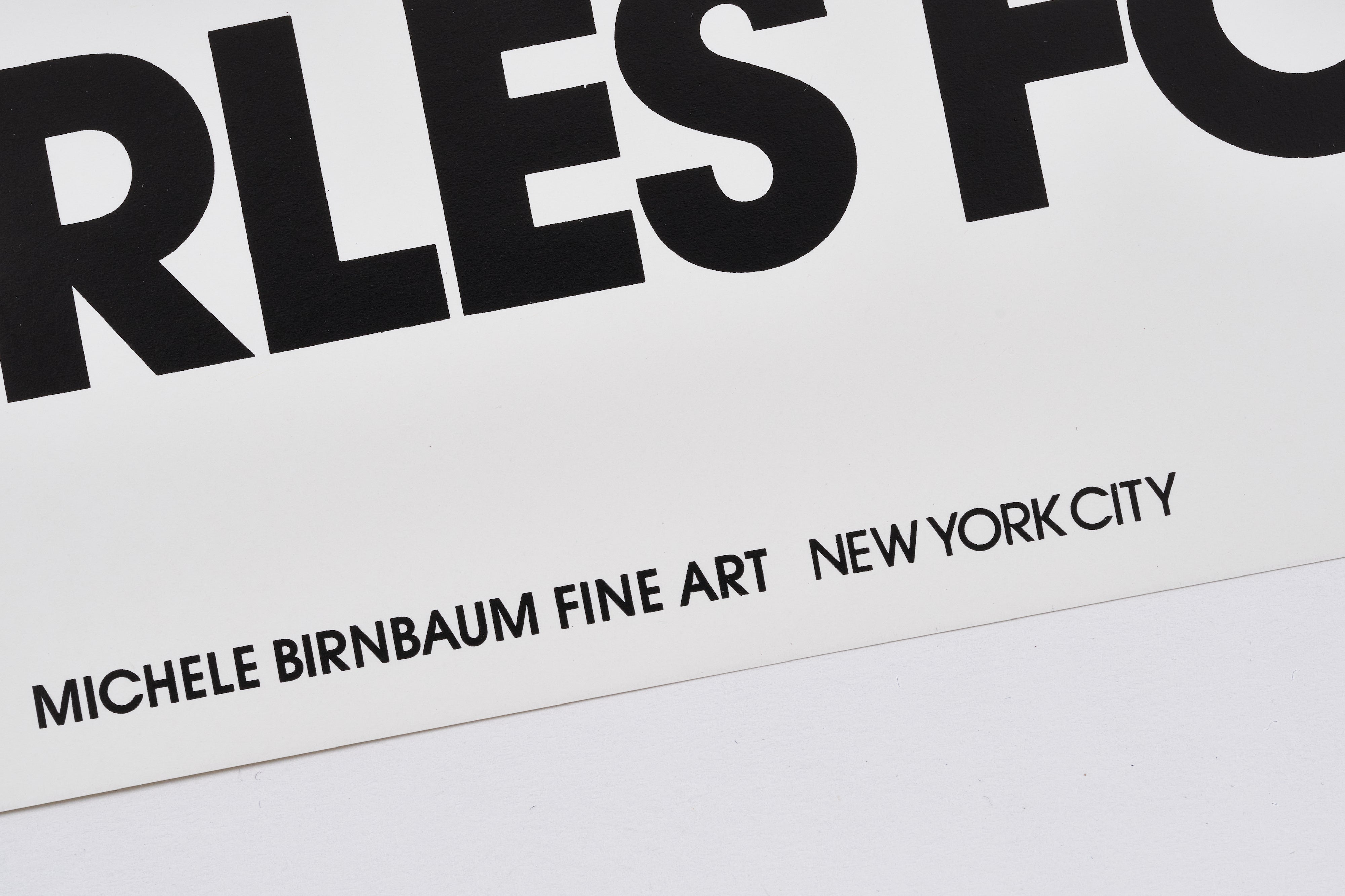 【限定10枚】MARKET DINER 1985 - MICHELE BIRNBAUM FINE ART 1980s / チャールズ・フォード